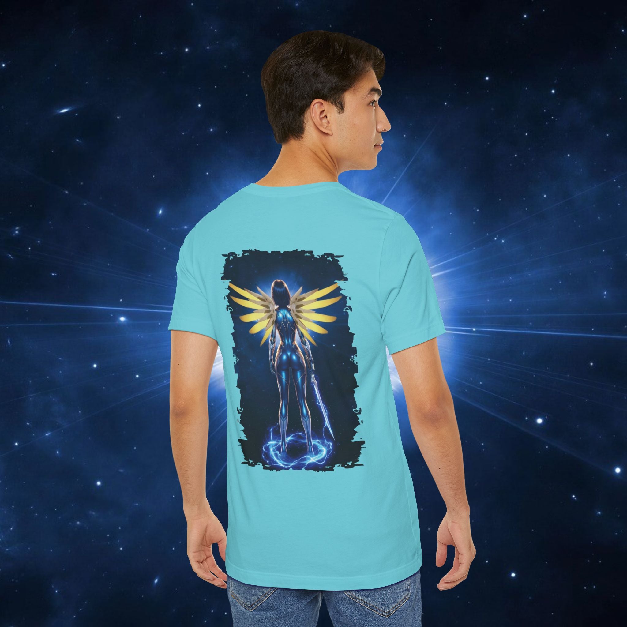 Angel Warrior Tee — "Perfect Angel" Fantasy Wings Graphic T-Shirt - alita battle angel
