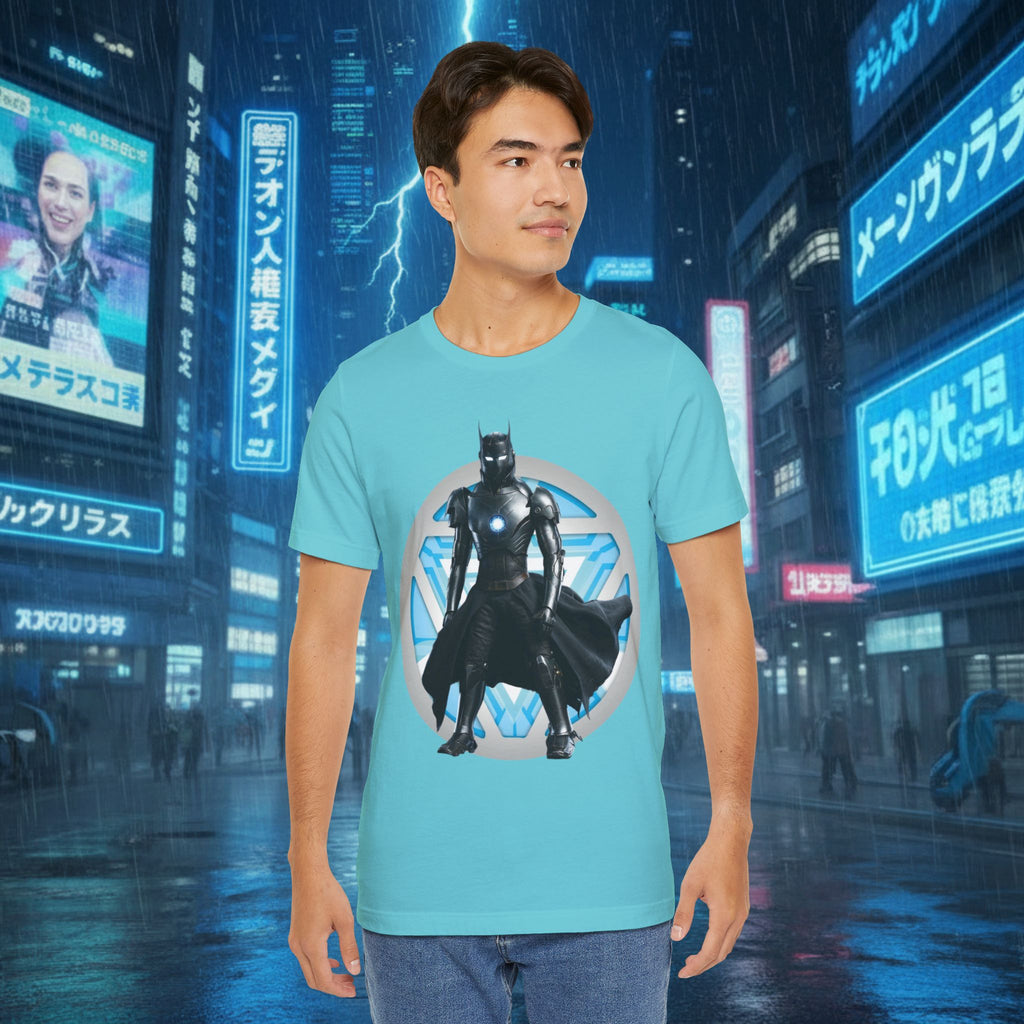 Batman Armor Graphic Tee – Futuristic Superhero T-Shirt - IRONMAN