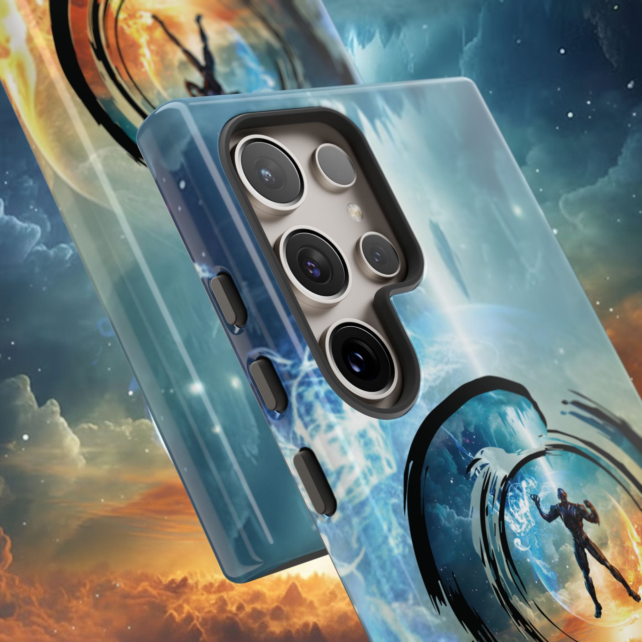 Phone Case — Elemental Warrior Fire & Ice Protective Tough Case - Ultron