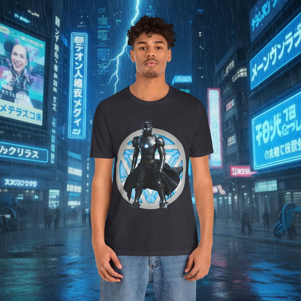 Batman Armor Graphic Tee – Futuristic Superhero T-Shirt - IRONMAN
