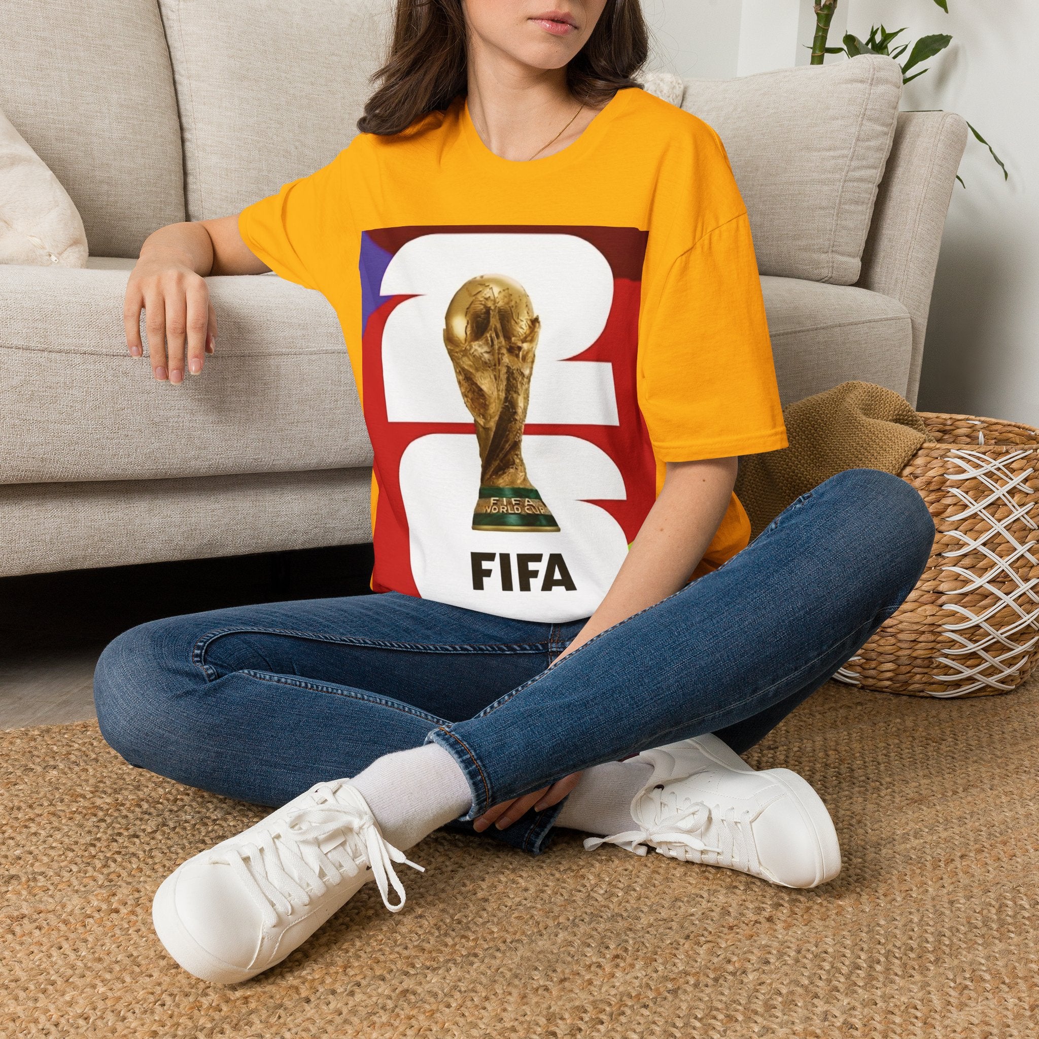 World Cup Trophy T-Shirt — FIFA Gold Cup Retro Soccer Tee 2026