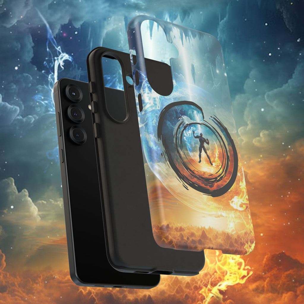 Phone Case — Elemental Warrior Fire & Ice Protective Tough Case - Ultron