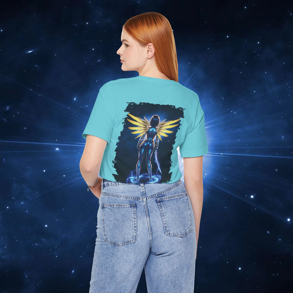 Angel Warrior Tee — "Perfect Angel" Fantasy Wings Graphic T-Shirt - alita battle angel