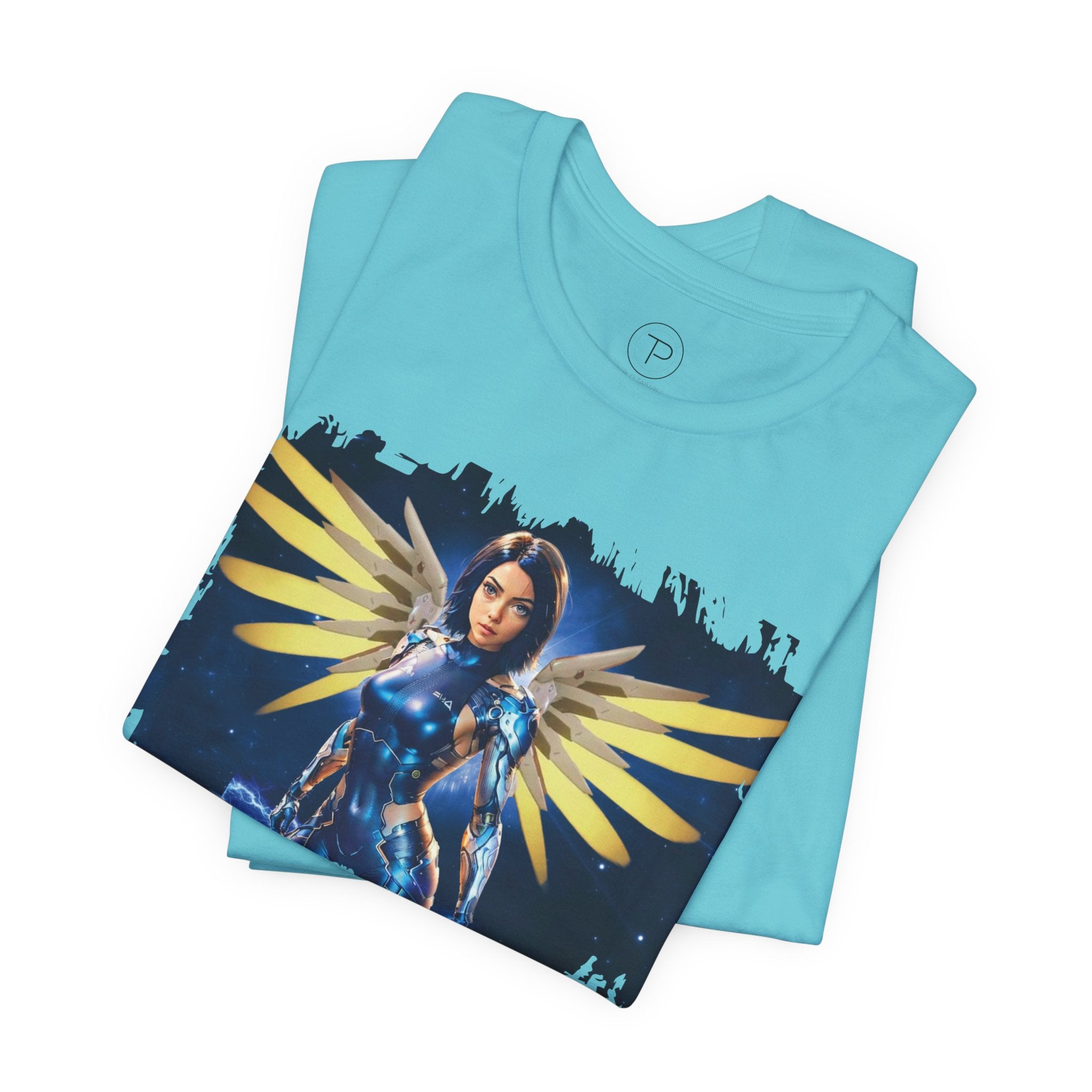 Angel Warrior Tee — "Perfect Angel" Fantasy Wings Graphic T-Shirt - alita battle angel