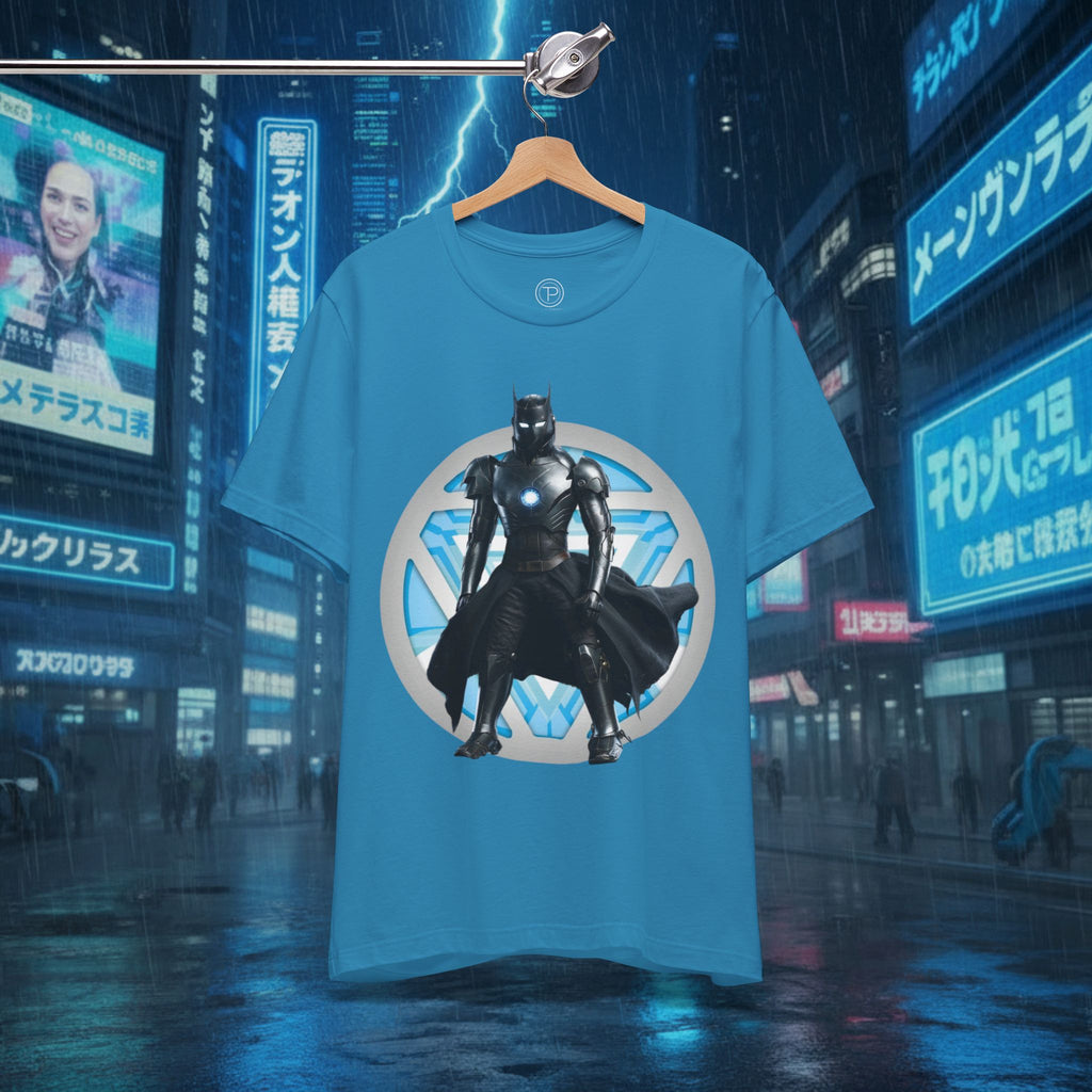 Batman Armor Graphic Tee – Futuristic Superhero T-Shirt - IRONMAN