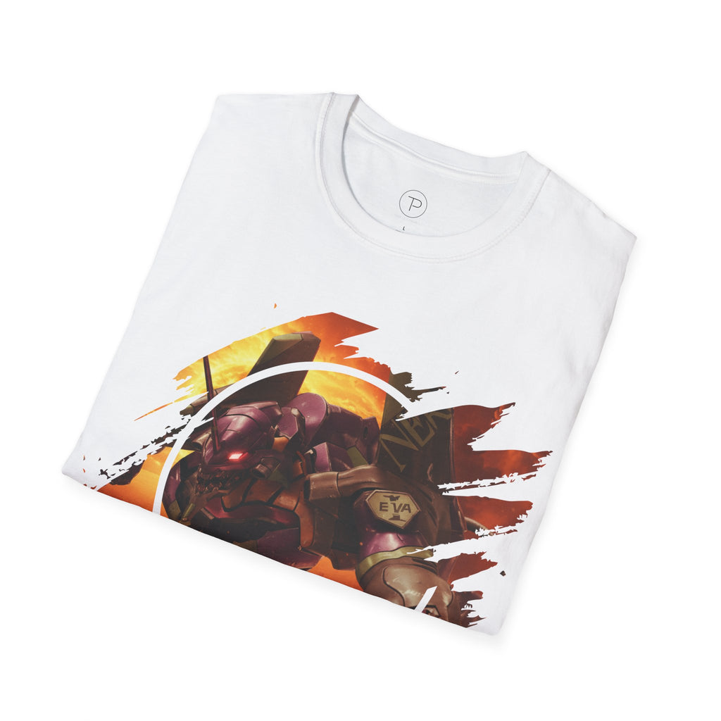 Only One Hit T-Shirt — Gamer Mech Battle Tee - EVA 1 - Neon Genesis Evangelion