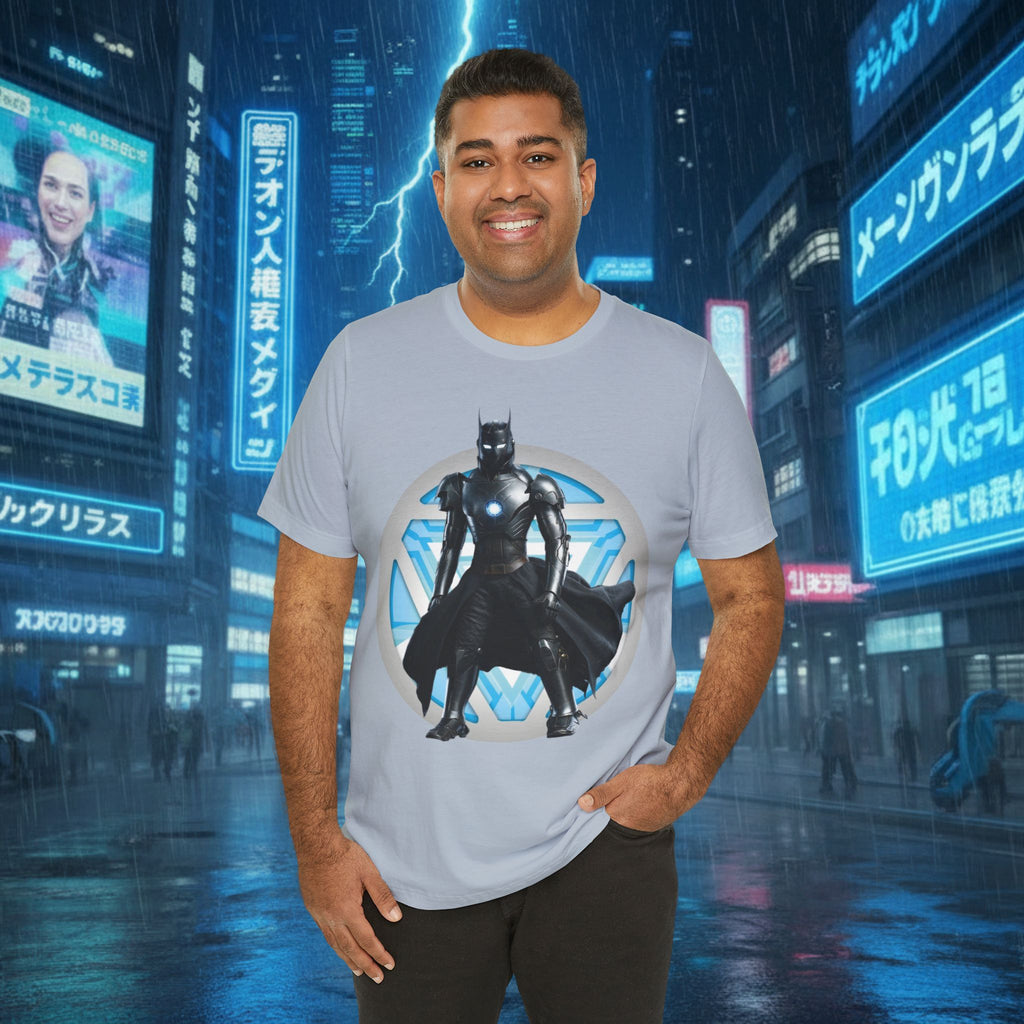 Batman Armor Graphic Tee – Futuristic Superhero T-Shirt - IRONMAN