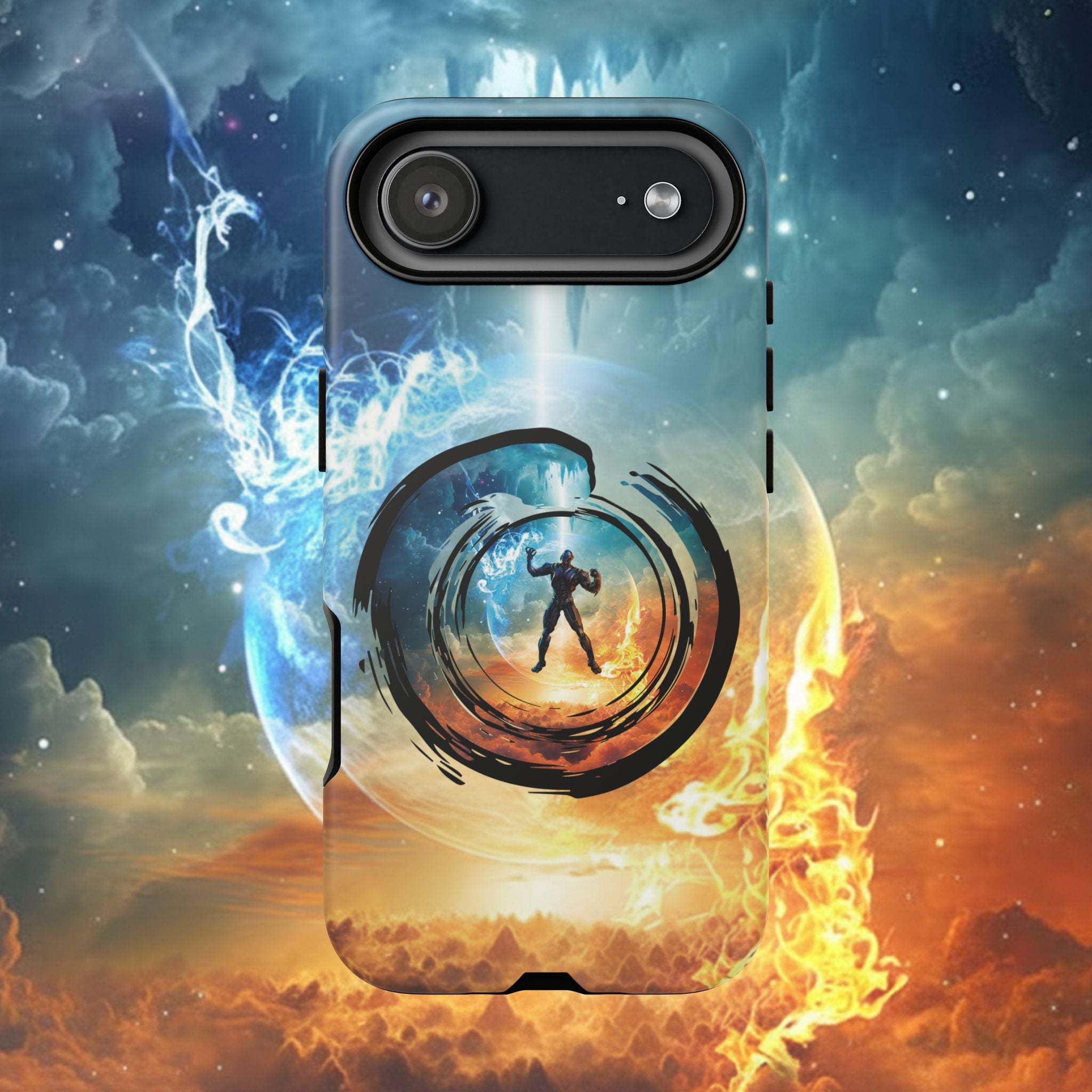 Phone Case — Elemental Warrior Fire & Ice Protective Tough Case - Ultron