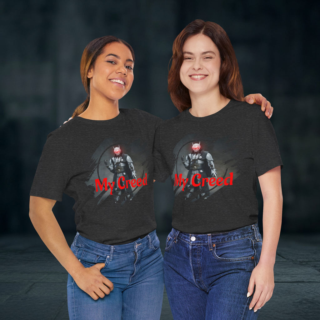 My Creed T-Shirt — Dark Knight Sci‑Fi Graphic Tee