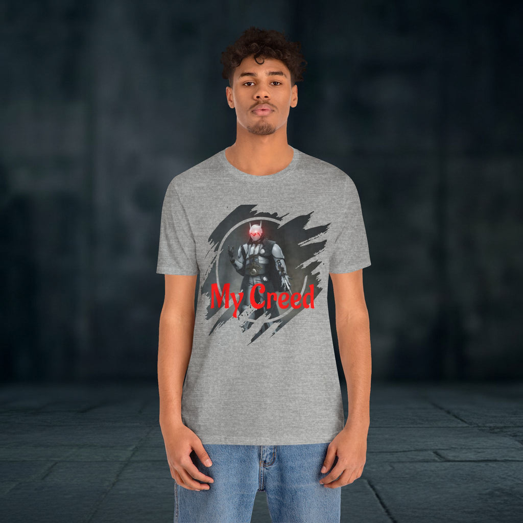 My Creed T-Shirt — Dark Knight Sci‑Fi Graphic Tee