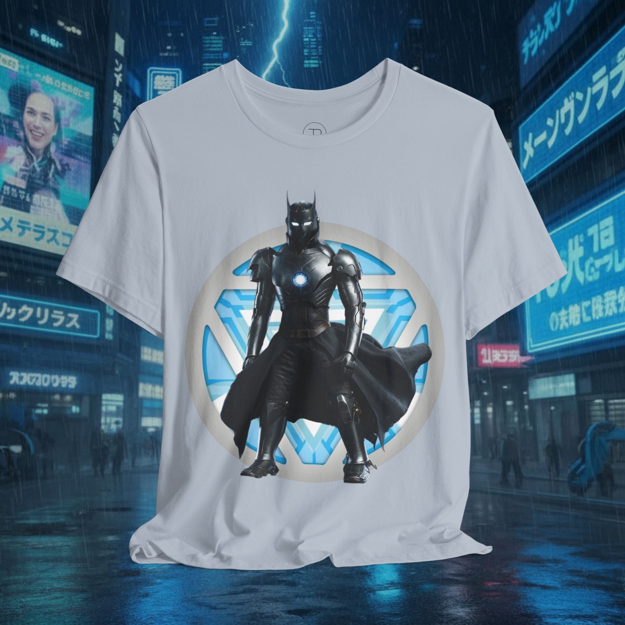 Batman Armor Graphic Tee – Futuristic Superhero T-Shirt - IRONMAN