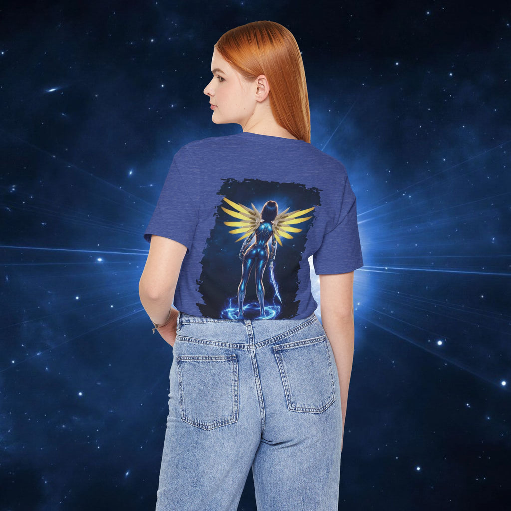 Angel Warrior Tee — "Perfect Angel" Fantasy Wings Graphic T-Shirt - alita battle angel
