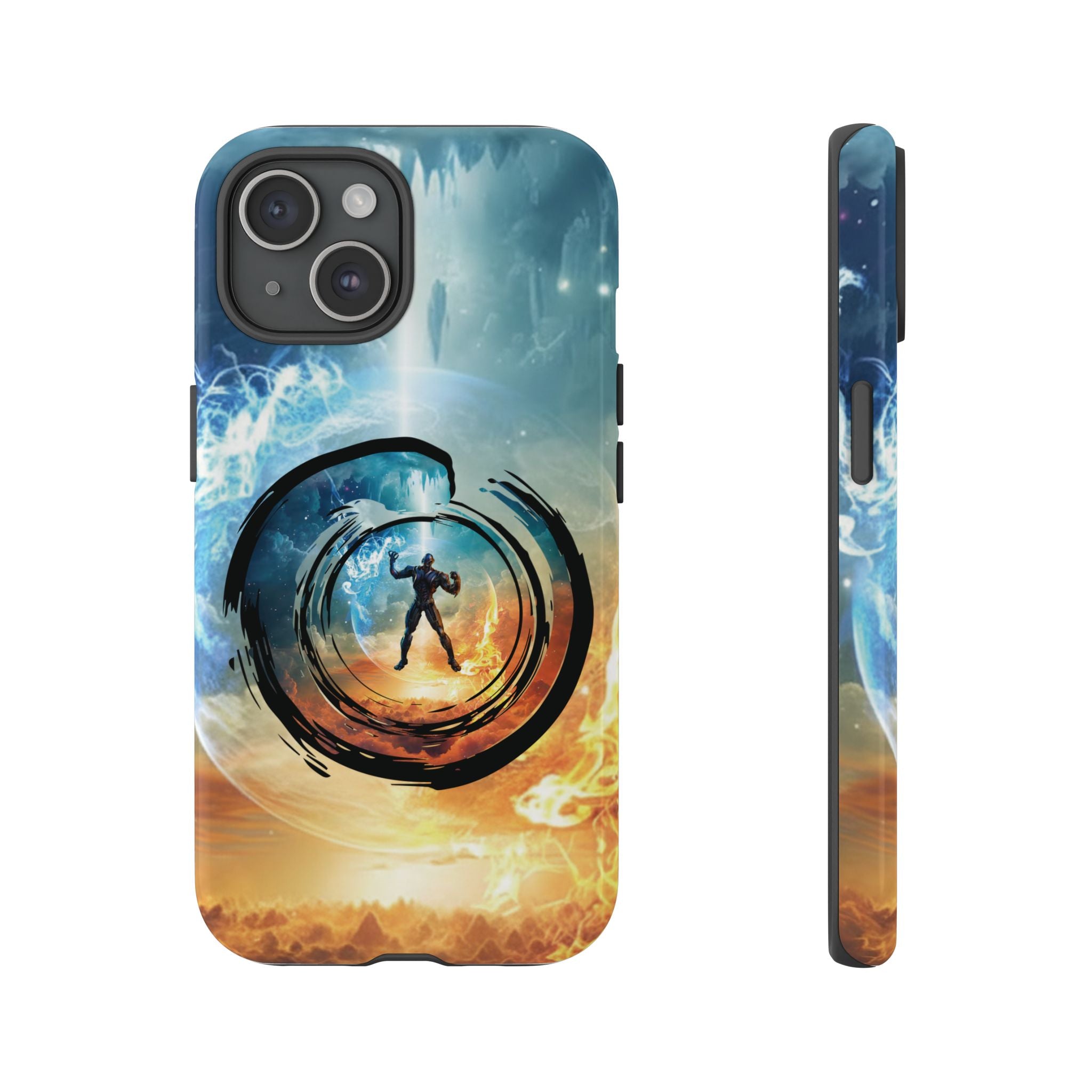 Phone Case — Elemental Warrior Fire & Ice Protective Tough Case - Ultron