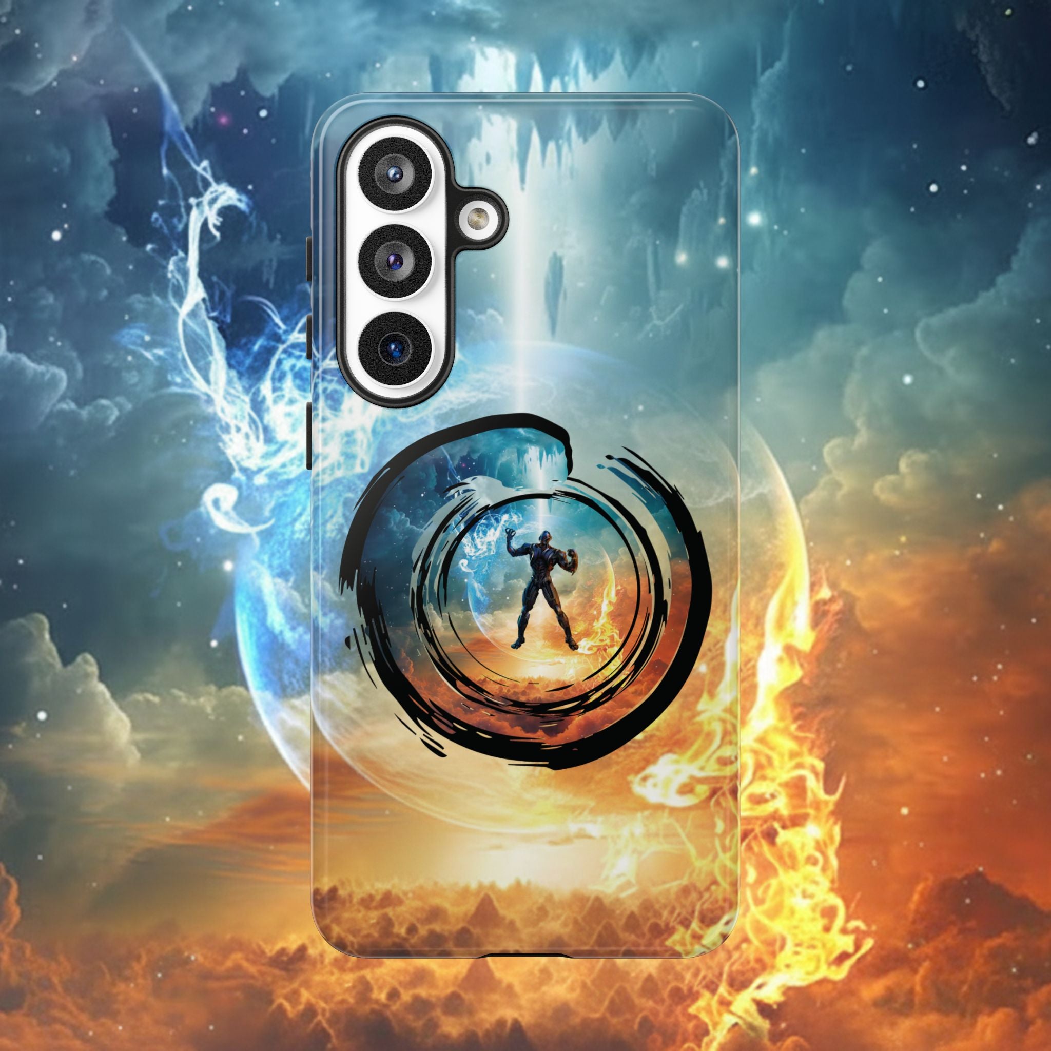 Phone Case — Elemental Warrior Fire & Ice Protective Tough Case - Ultron