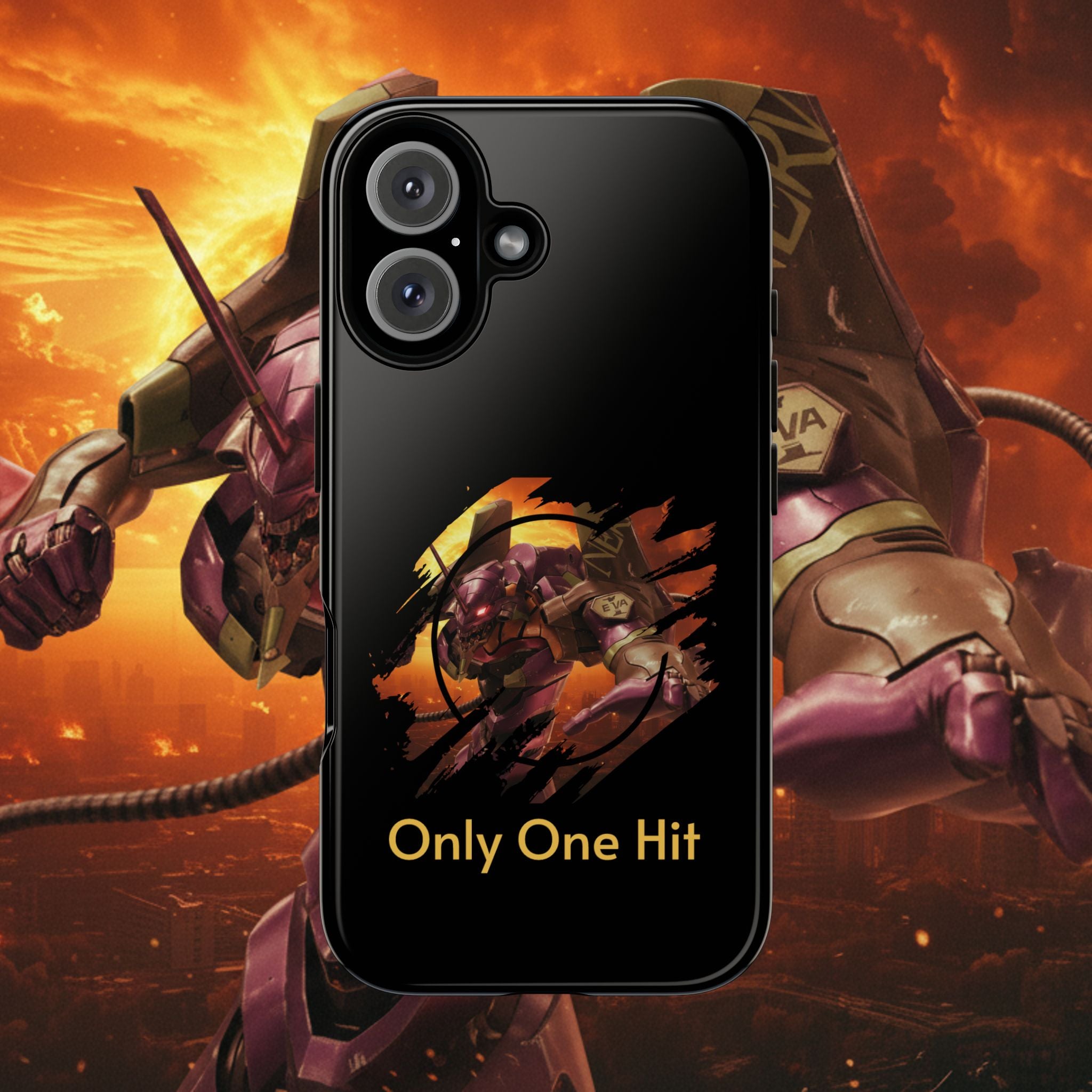 Phone Case — "Only One Hit" Gaming Armor Protective Cover - EVA 1 - Neon Genesis Evangelion