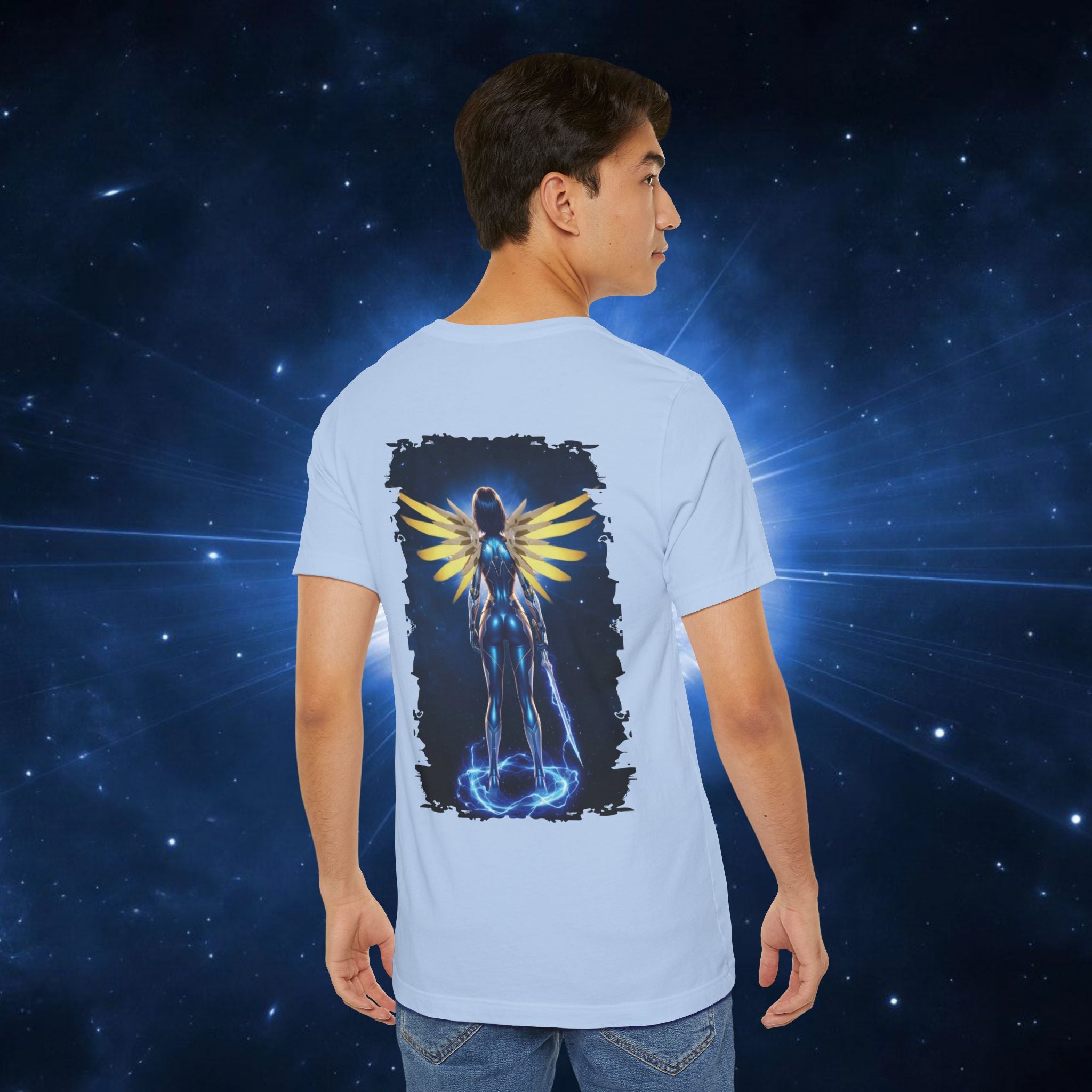 Angel Warrior Tee — "Perfect Angel" Fantasy Wings Graphic T-Shirt - alita battle angel