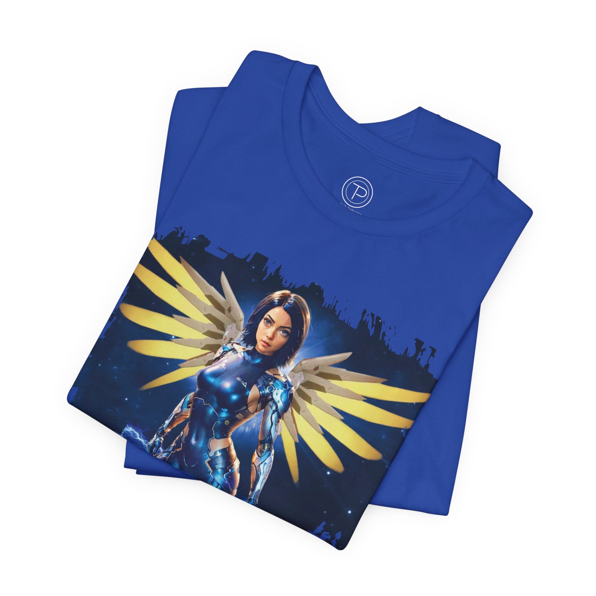 Angel Warrior Tee — "Perfect Angel" Fantasy Wings Graphic T-Shirt - alita battle angel