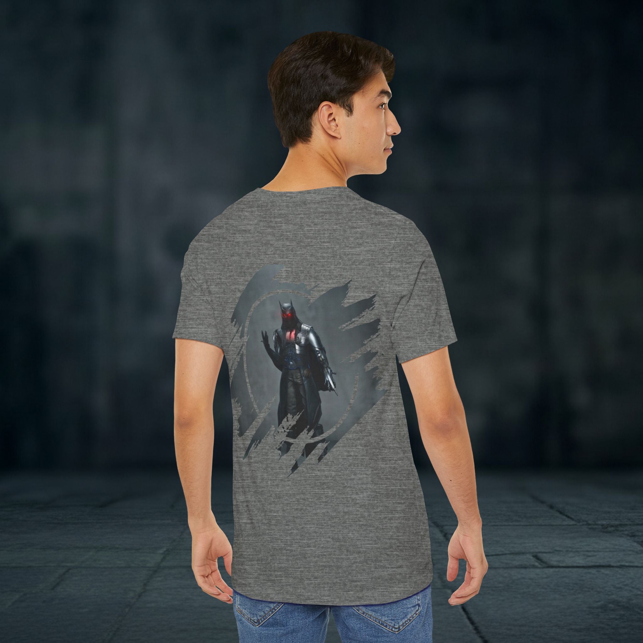 My Creed Graphic Tee — Dark Knight Sci‑Fi Illustration T‑Shirt
