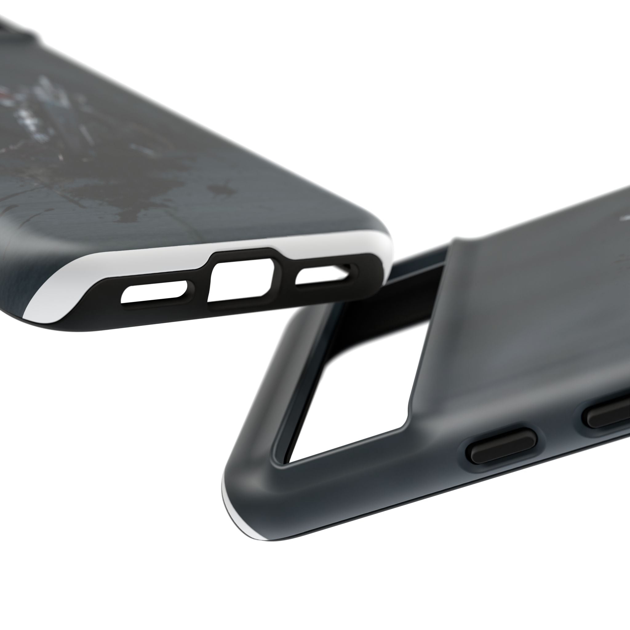 Tough Cases: Dark Cyber Soldier Phone Case — Rugged Sci‑Fi Armor Design