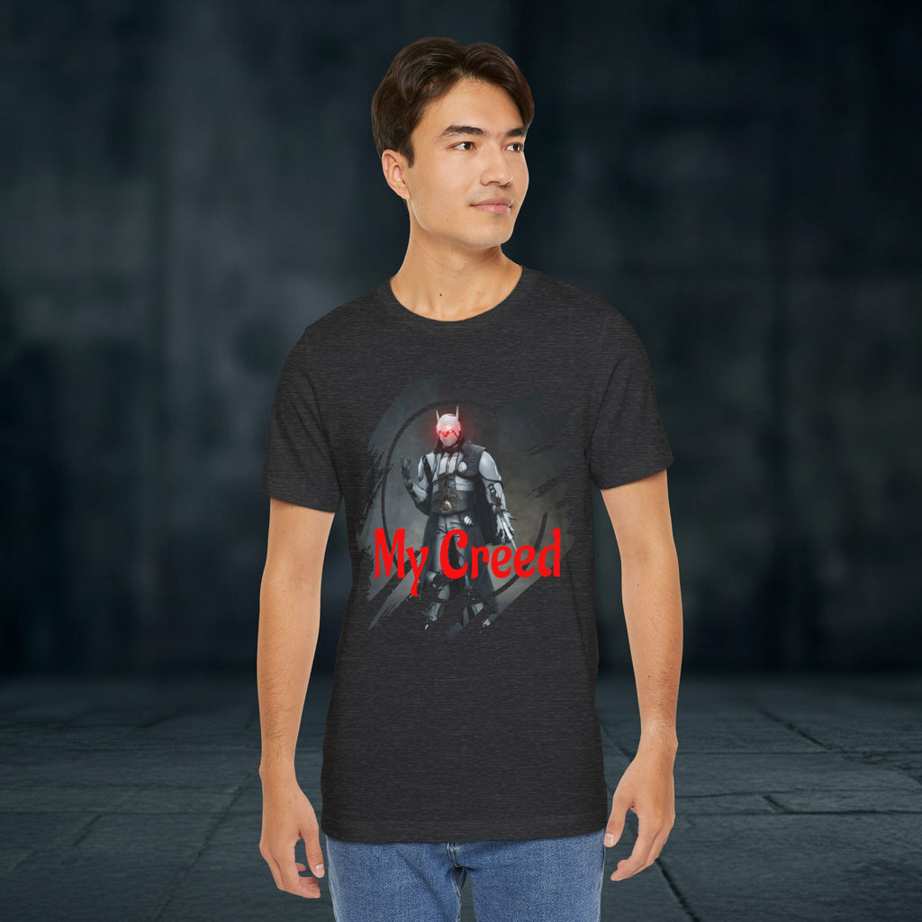 My Creed T-Shirt — Dark Knight Sci‑Fi Graphic Tee