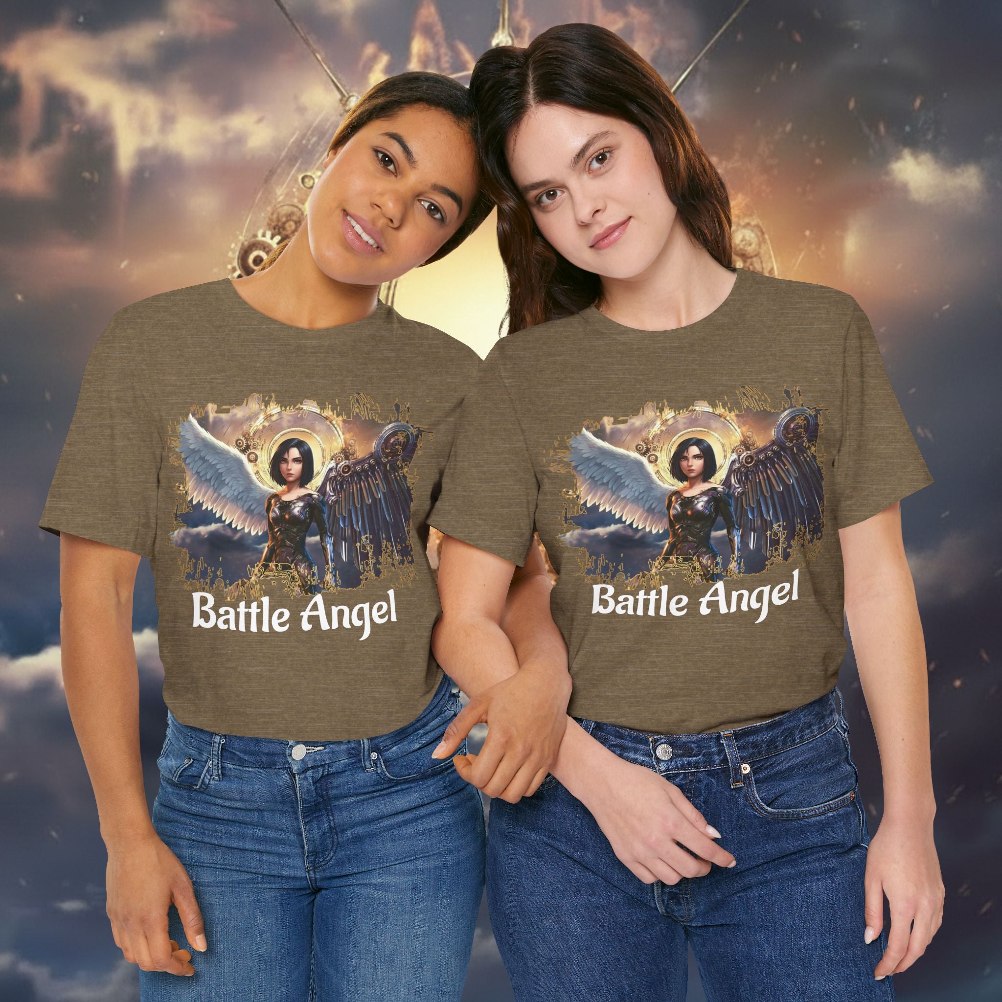 Battle Angel T-Shirt — Warrior Angel Graphic Tee - Alita Battle Angel