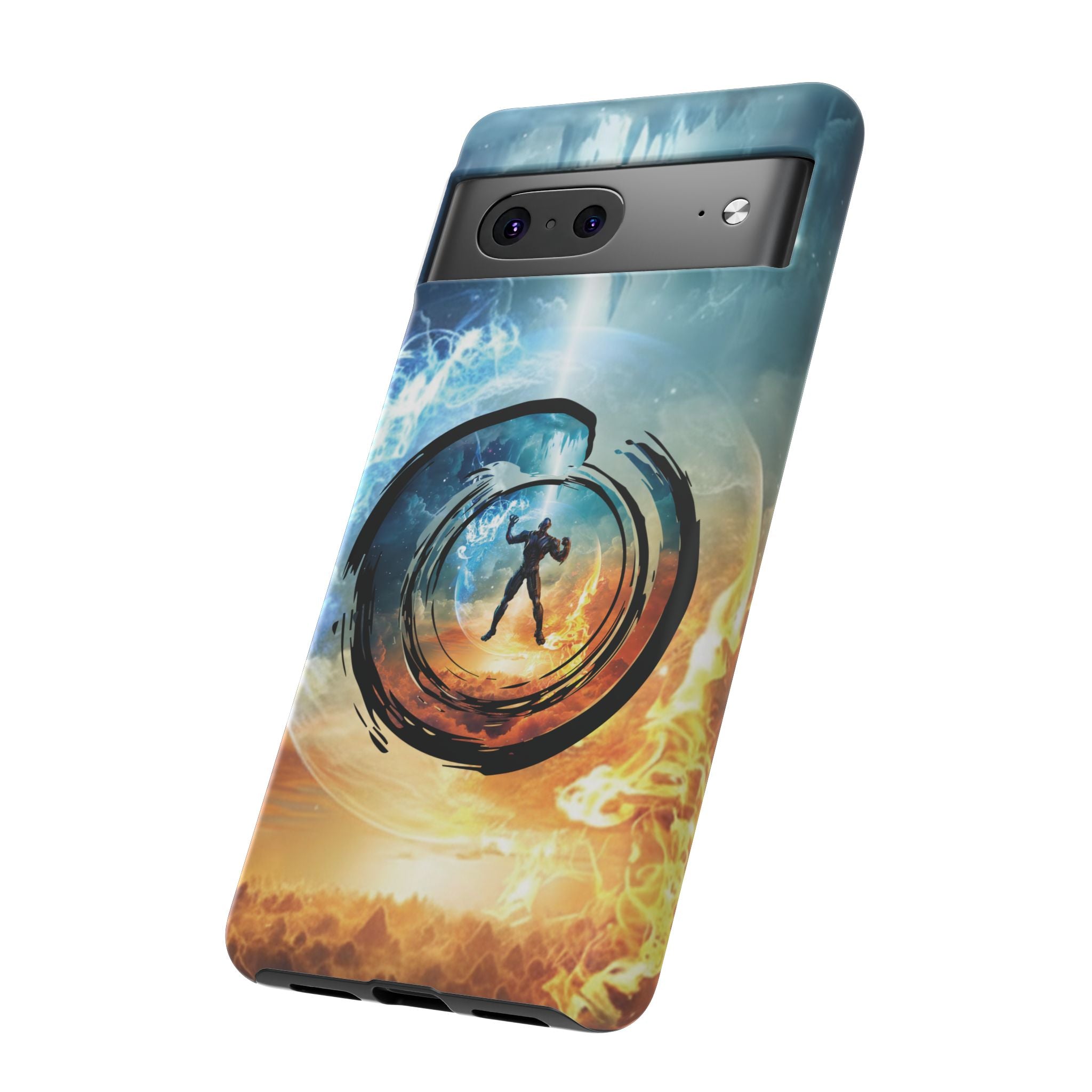 Phone Case — Elemental Warrior Fire & Ice Protective Tough Case - Ultron