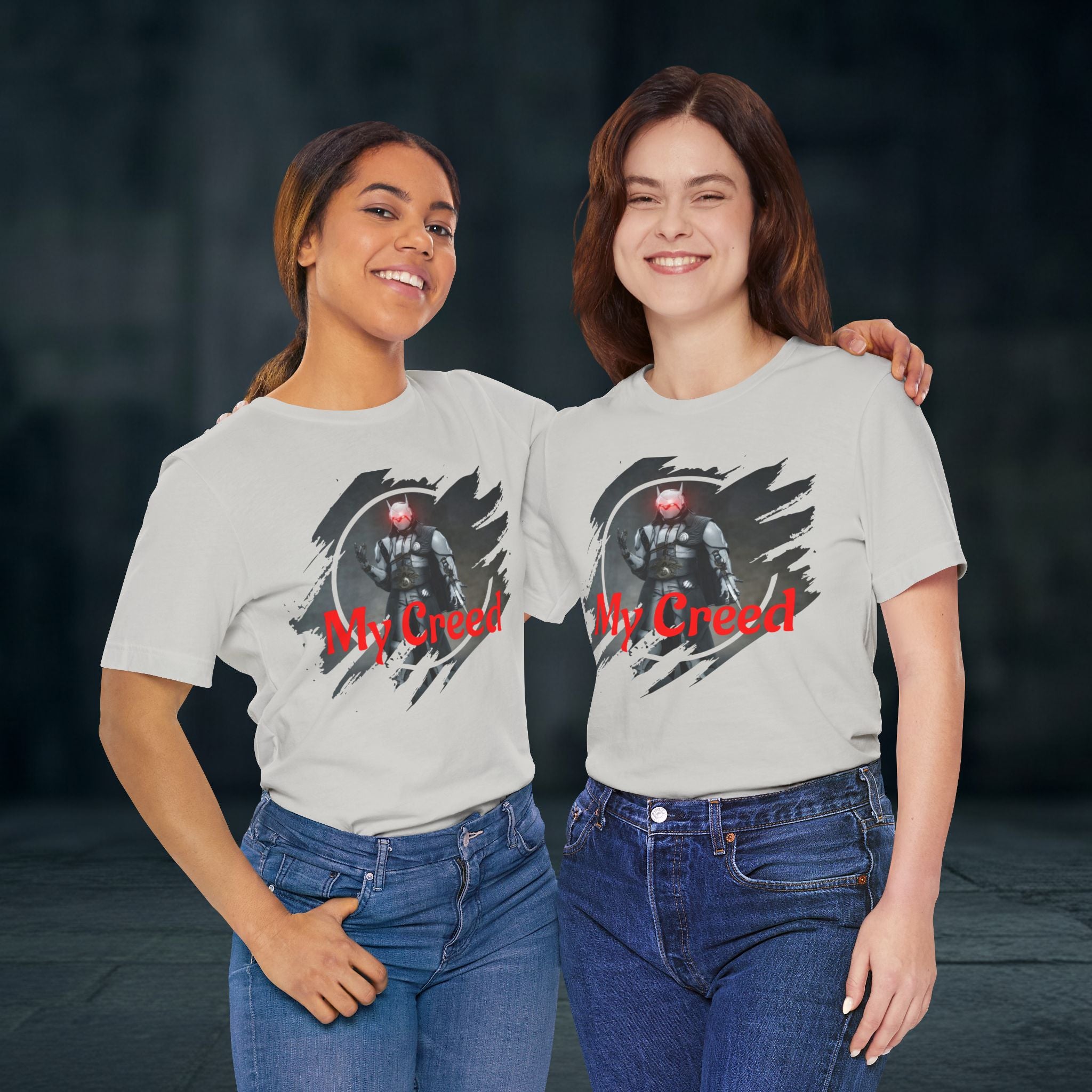 My Creed T-Shirt — Dark Knight Sci‑Fi Graphic Tee