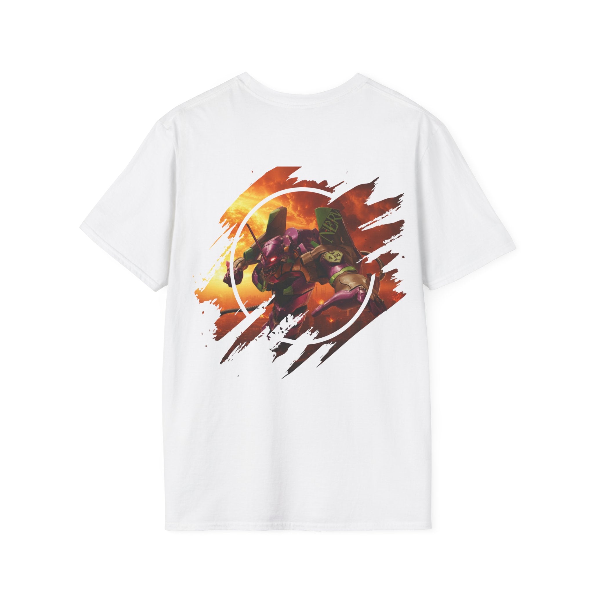 Only One Hit T-Shirt — Gamer Mech Battle Tee - EVA 1 - Neon Genesis Evangelion