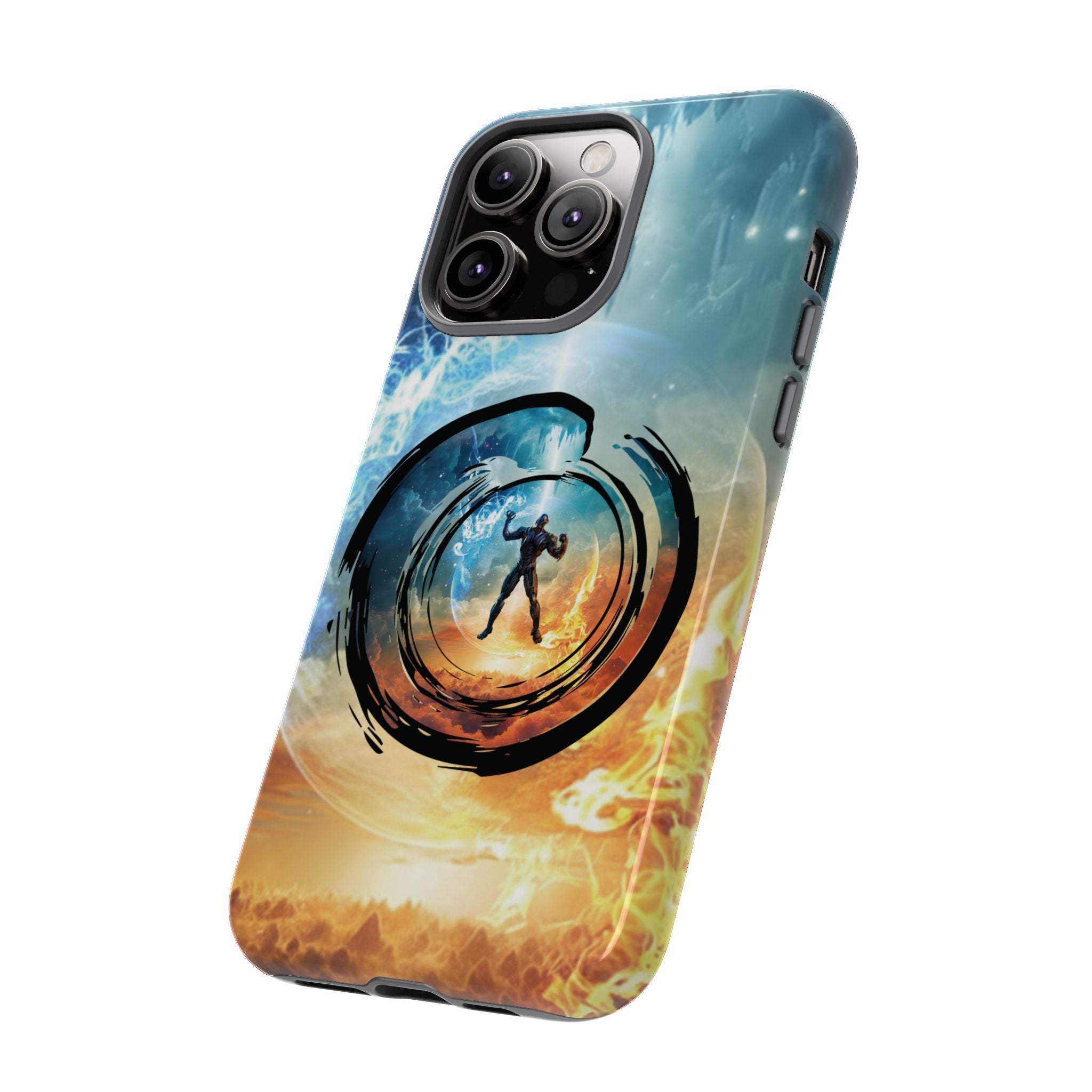 Phone Case — Elemental Warrior Fire & Ice Protective Tough Case - Ultron