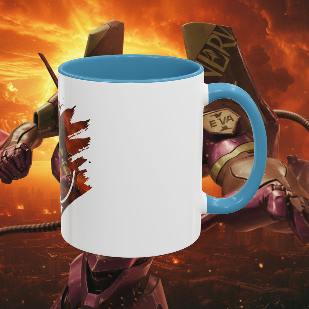 Evangelion Unit-01 Mecha Coffee Mug — Anime Pilot Accent Mug (11/15oz) - EVA 1 - Neon Genesis Evangelion