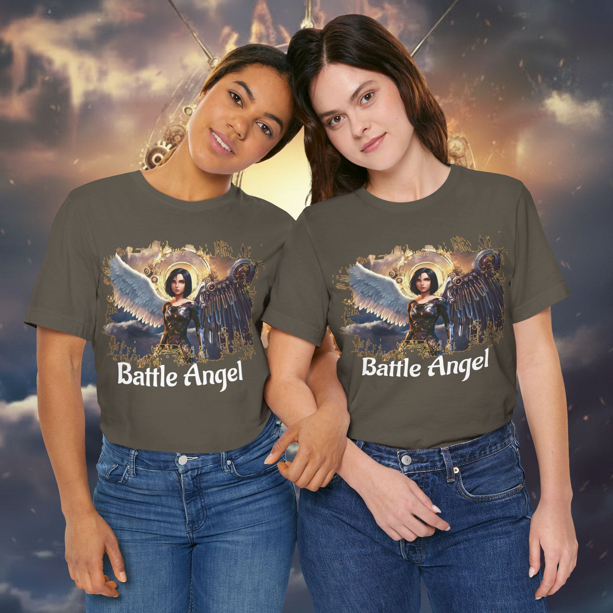 Battle Angel T-Shirt — Warrior Angel Graphic Tee - Alita Battle Angel