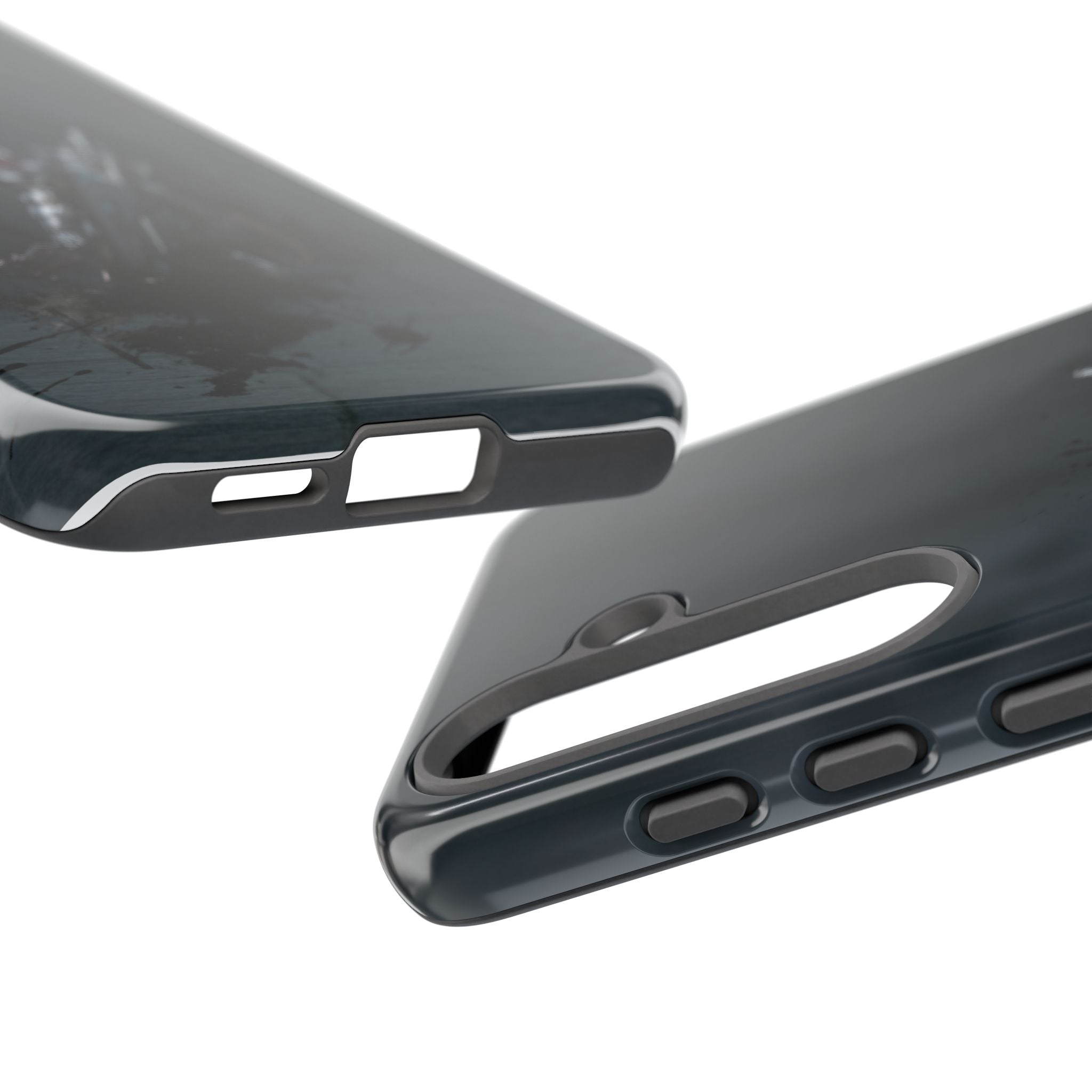 Tough Cases: Dark Cyber Soldier Phone Case — Rugged Sci‑Fi Armor Design