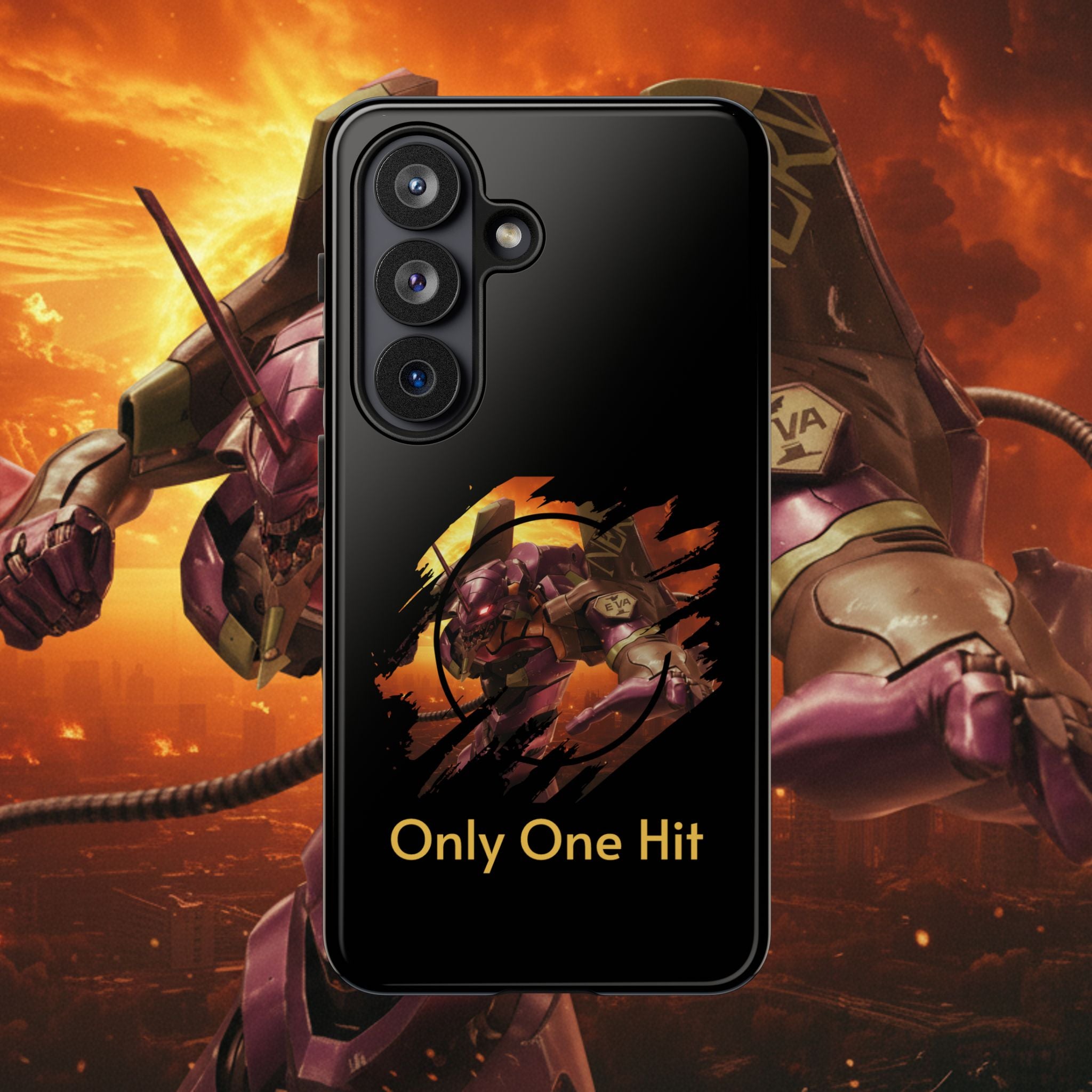 Phone Case — "Only One Hit" Gaming Armor Protective Cover - EVA 1 - Neon Genesis Evangelion