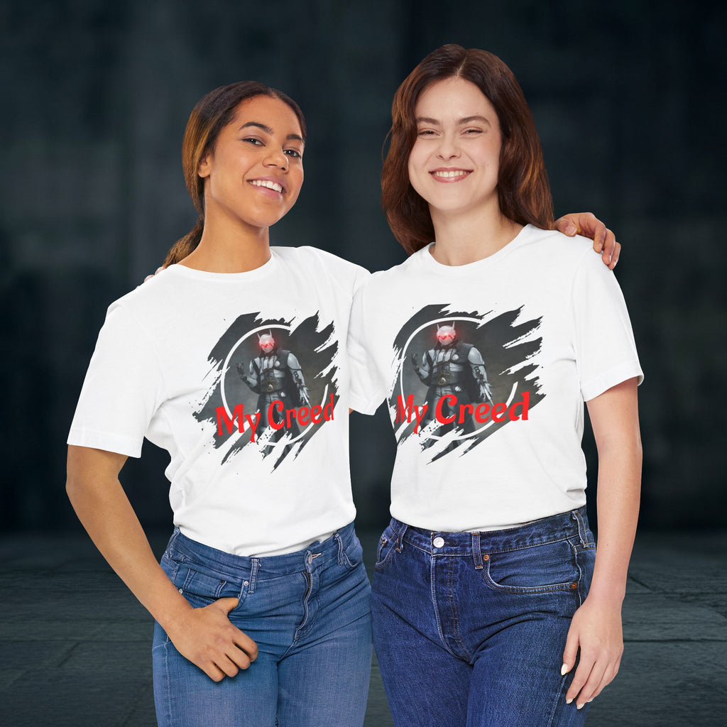 My Creed T-Shirt — Dark Knight Sci‑Fi Graphic Tee