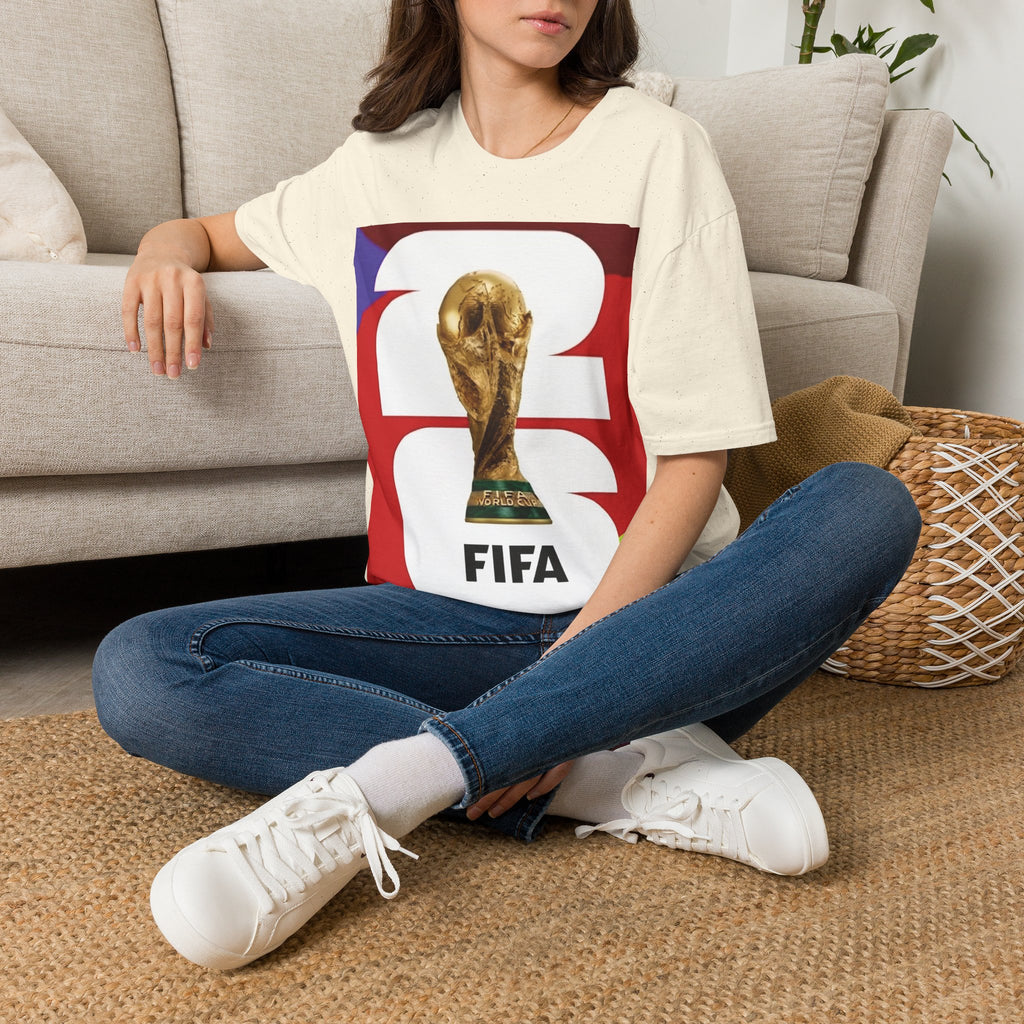 World Cup Trophy T-Shirt — FIFA Gold Cup Retro Soccer Tee 2026