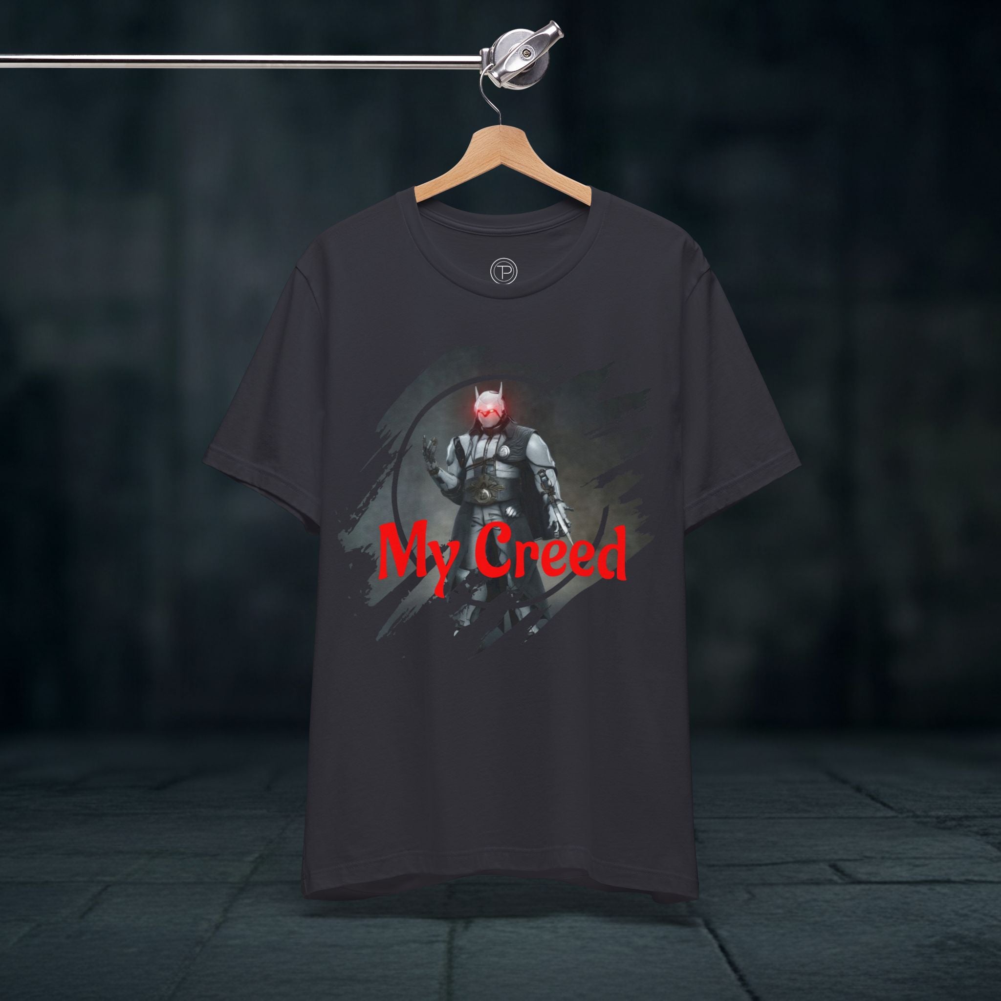 My Creed T-Shirt — Dark Knight Sci‑Fi Graphic Tee