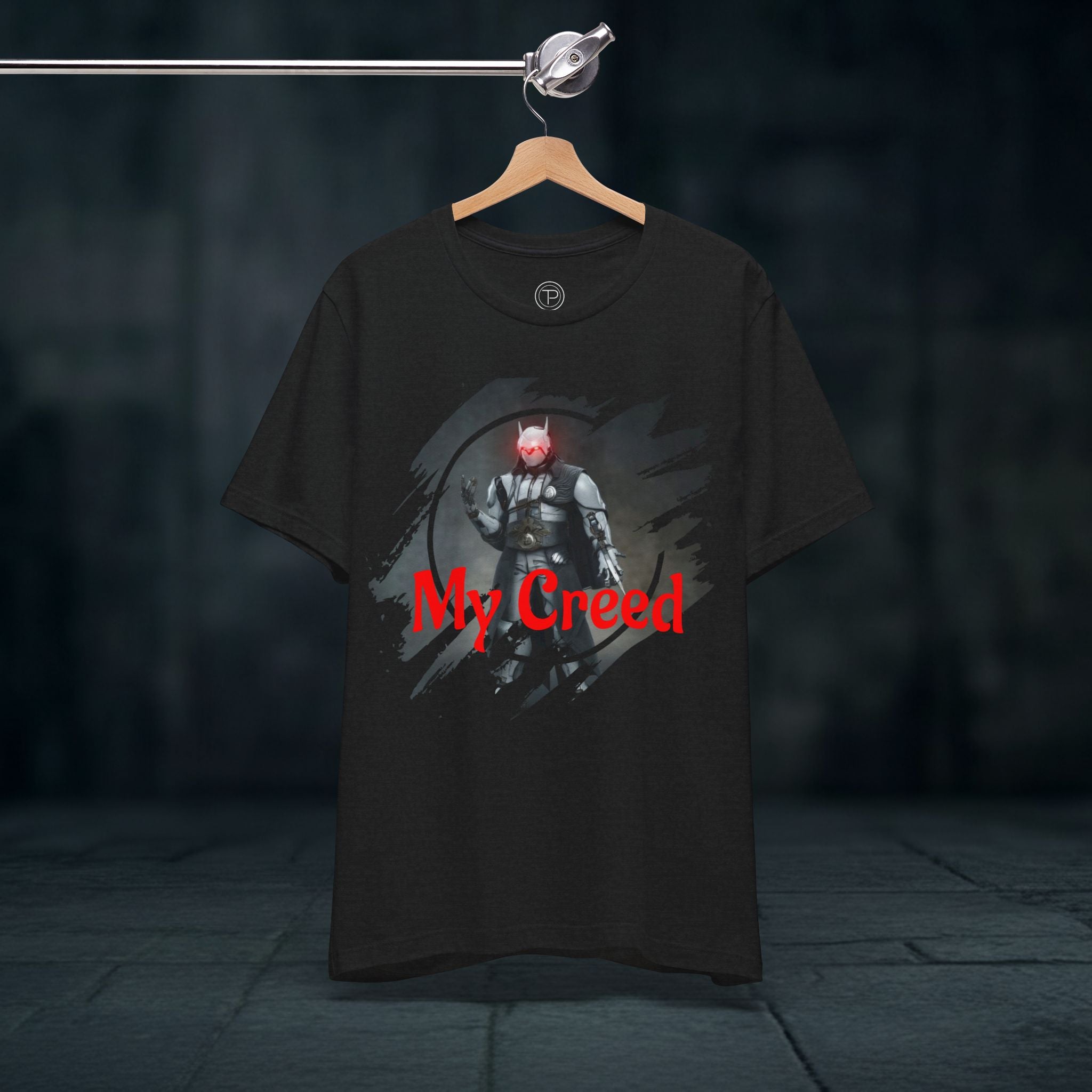 My Creed T-Shirt — Dark Knight Sci‑Fi Graphic Tee