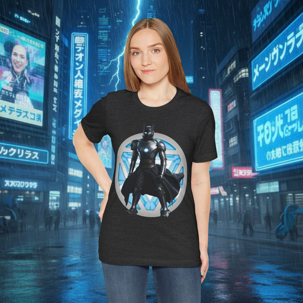 Batman Armor Graphic Tee – Futuristic Superhero T-Shirt - IRONMAN
