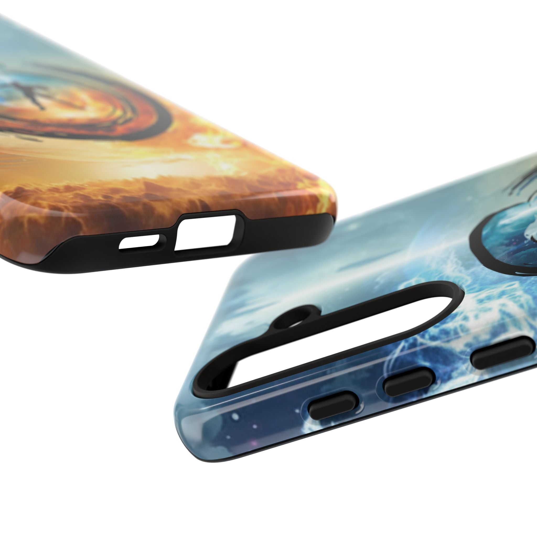 Phone Case — Elemental Warrior Fire & Ice Protective Tough Case - Ultron