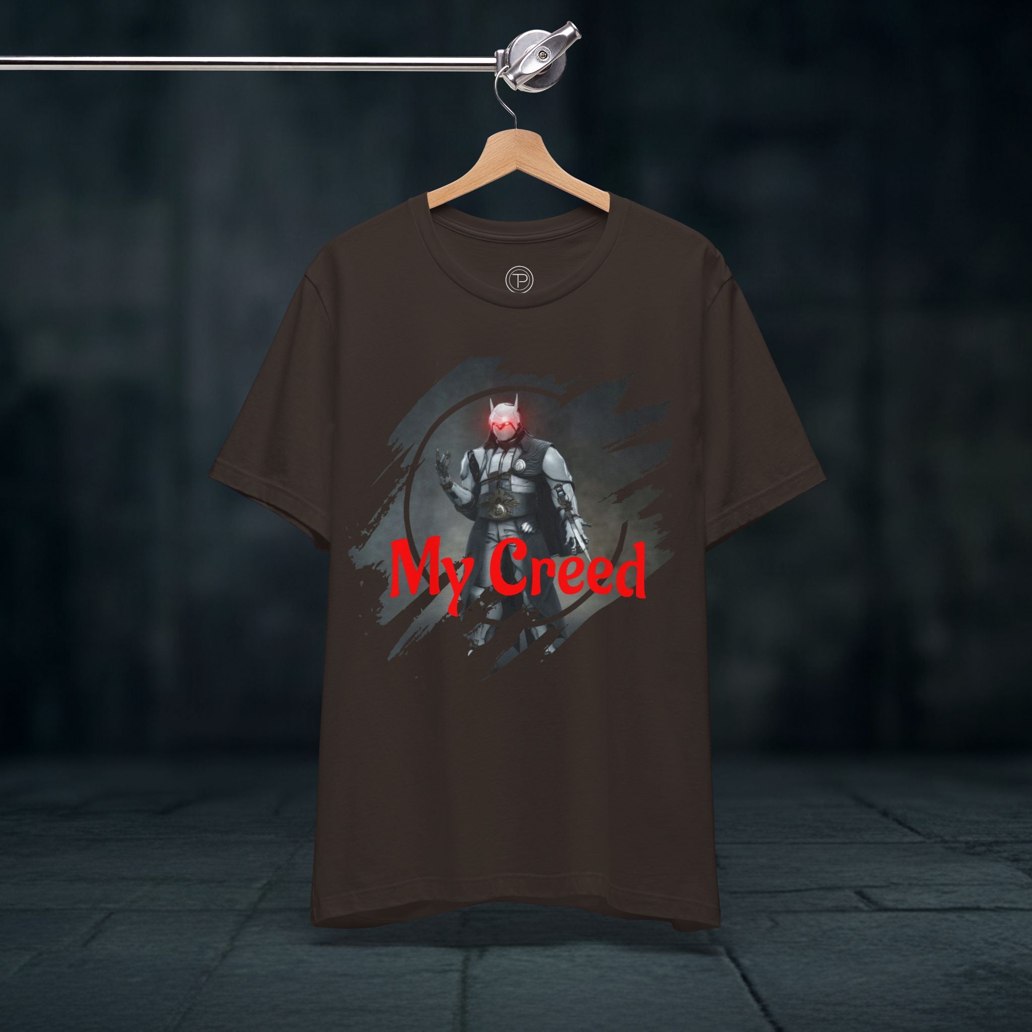 My Creed T-Shirt — Dark Knight Sci‑Fi Graphic Tee