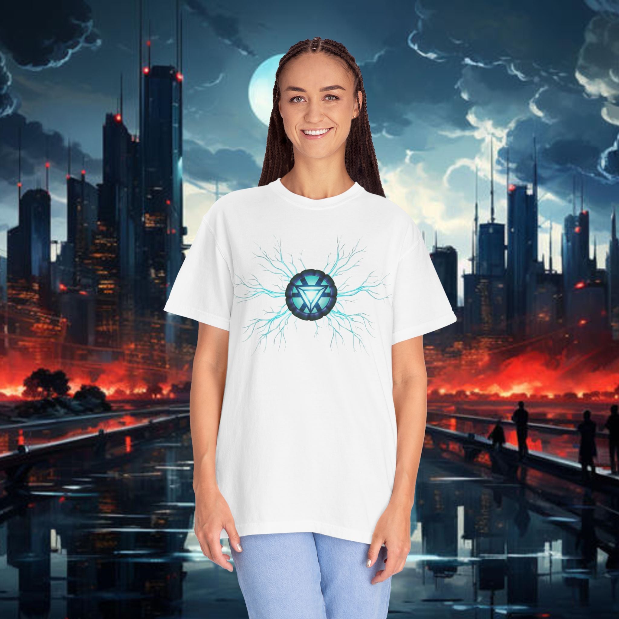 Unisex Garment-Dyed T-shirt Ironman reactor