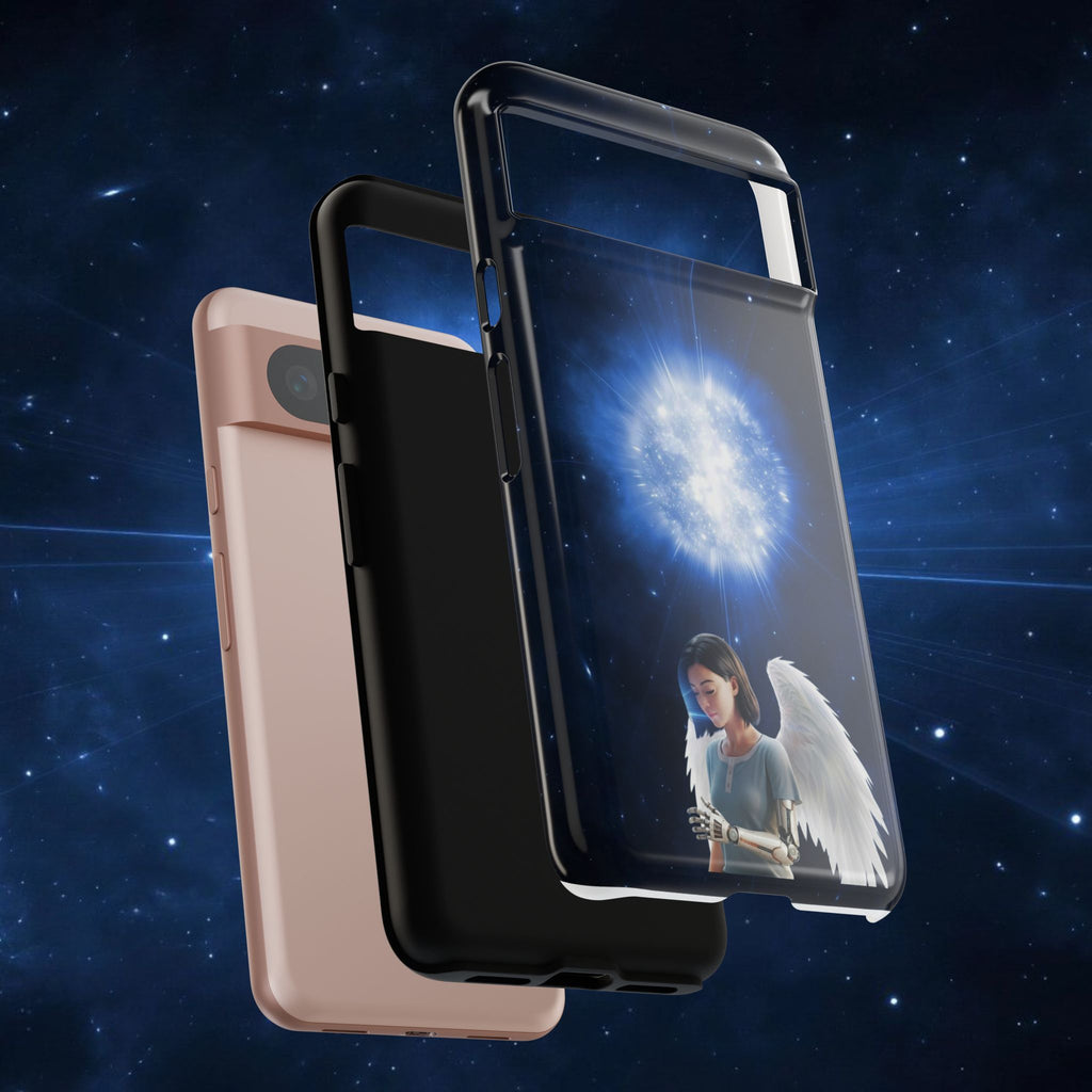 Angel Wings Galaxy Phone Case — Cosmic Light Protective Case ALITA BATTLE ANGEL