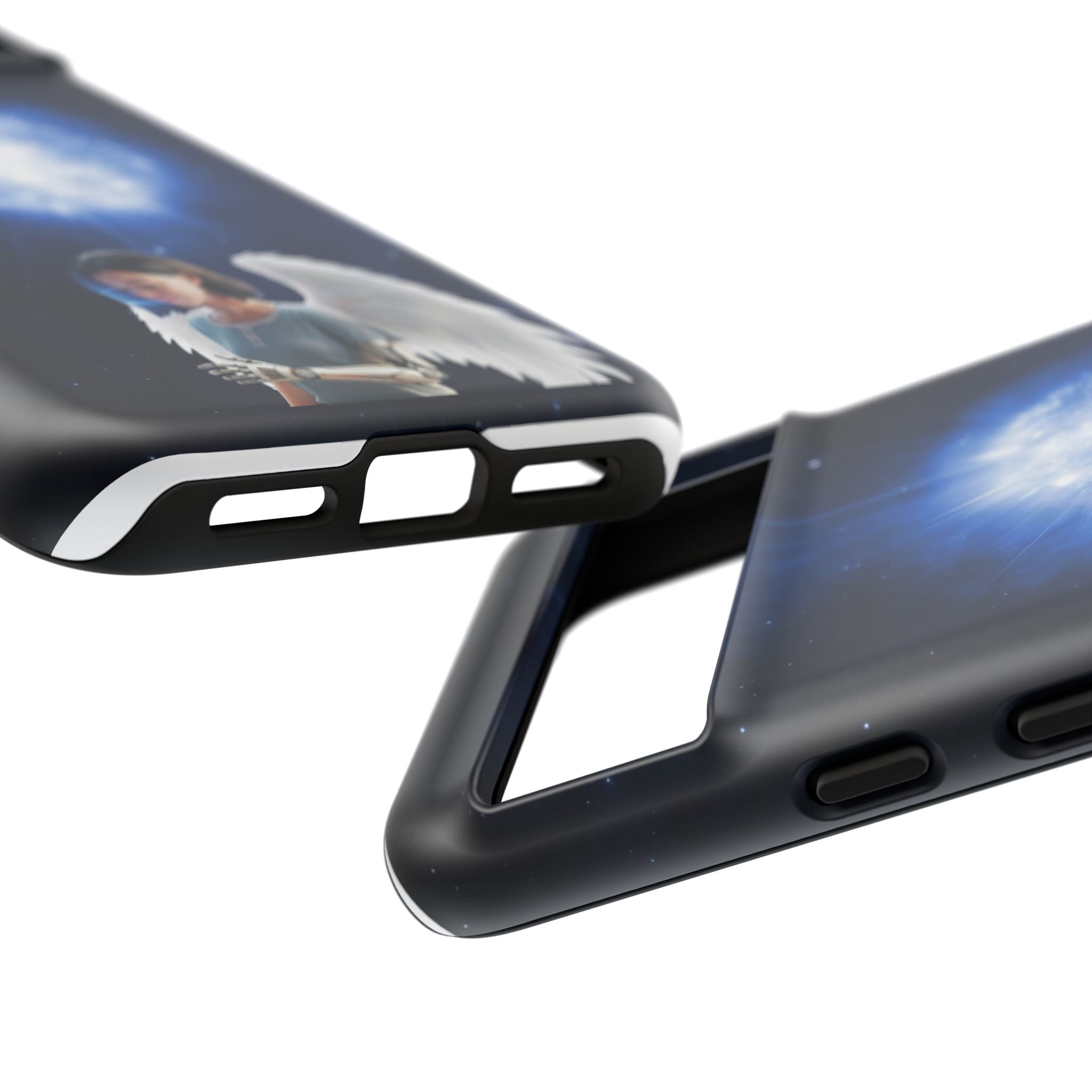 Angel Wings Galaxy Phone Case — Cosmic Light Protective Case ALITA BATTLE ANGEL
