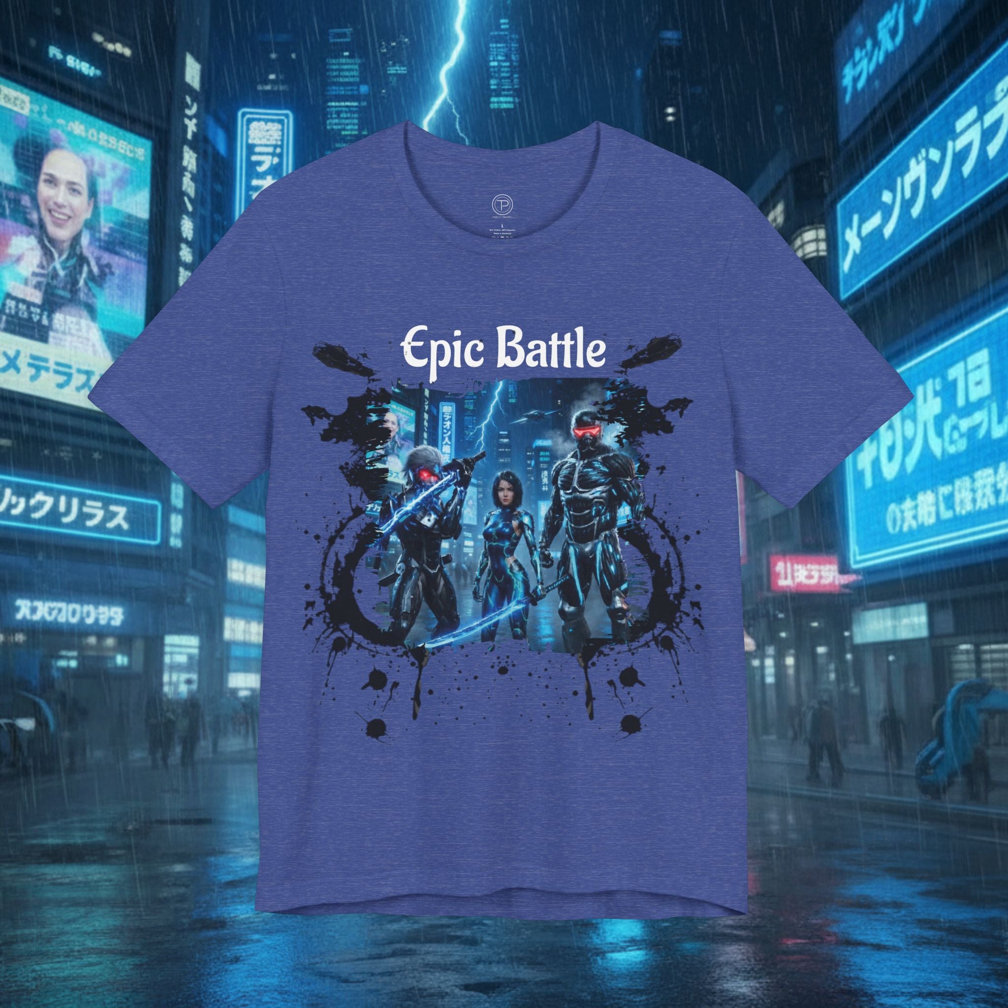 Epic Battle Tee — Sci‑Fi Gamer Graphic T-Shirt - Battle Suits