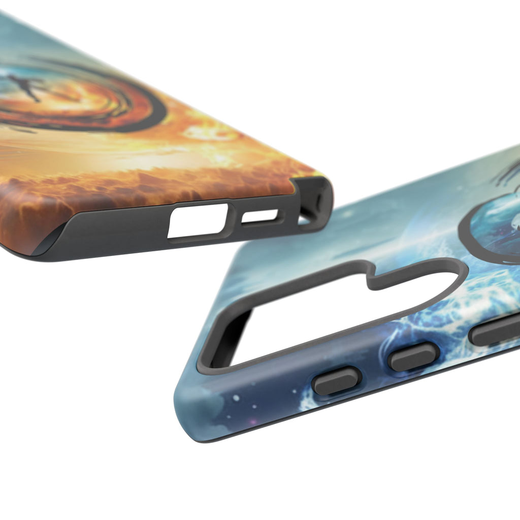 Phone Case — Elemental Warrior Fire & Ice Protective Tough Case - Ultron