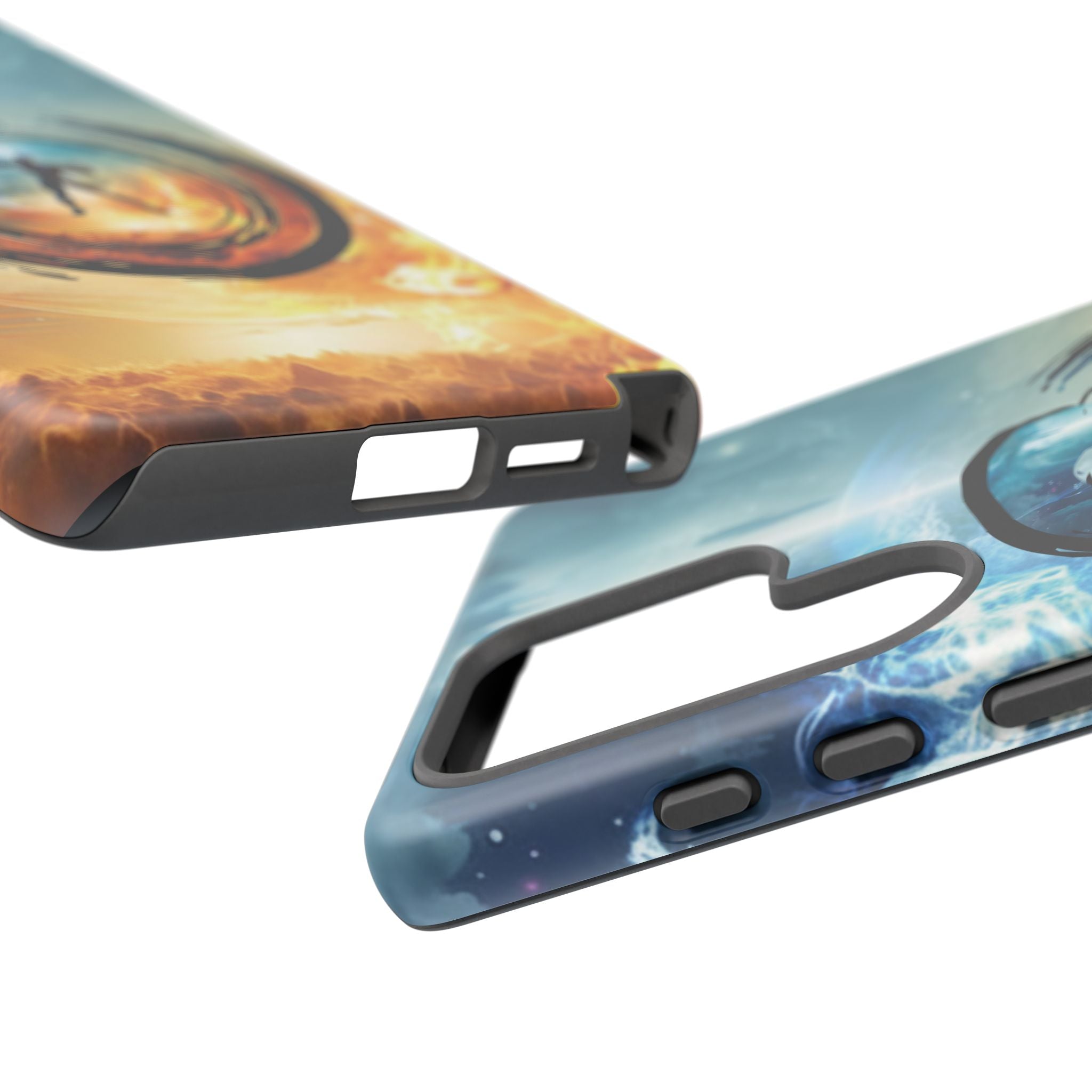 Phone Case — Elemental Warrior Fire & Ice Protective Tough Case - Ultron