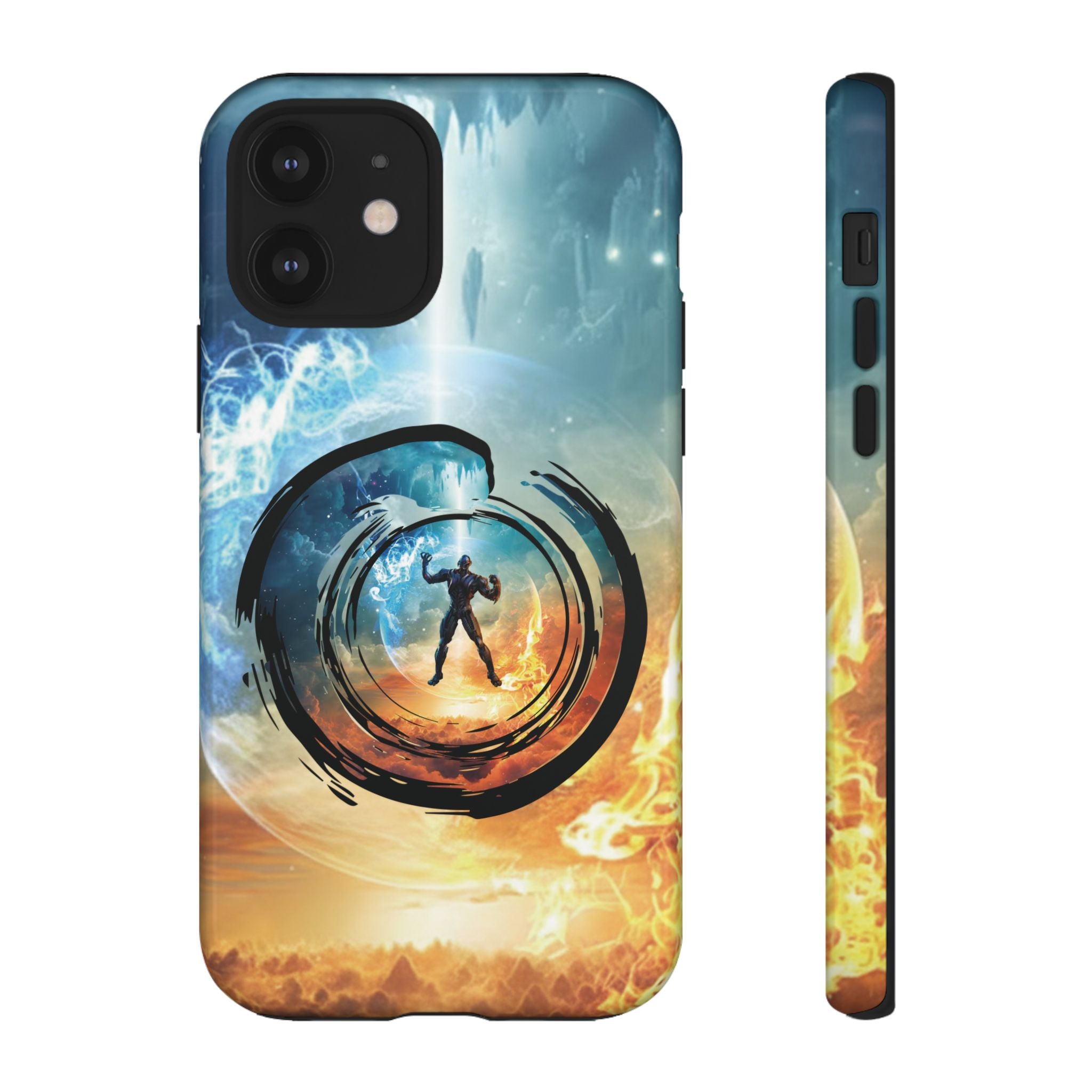 Phone Case — Elemental Warrior Fire & Ice Protective Tough Case - Ultron