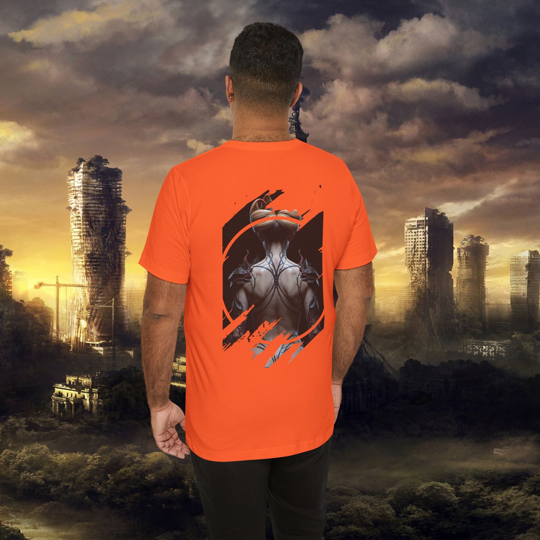 Dark Sorceress T‑Shirt — Fantasy Magic Witch Tee with Fiery Heart - Alexia Ashford