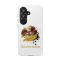 Gold Dragon Phone Case — Tough Protective Phone Case with Lightning Brush Art - slifer the sky dragon
