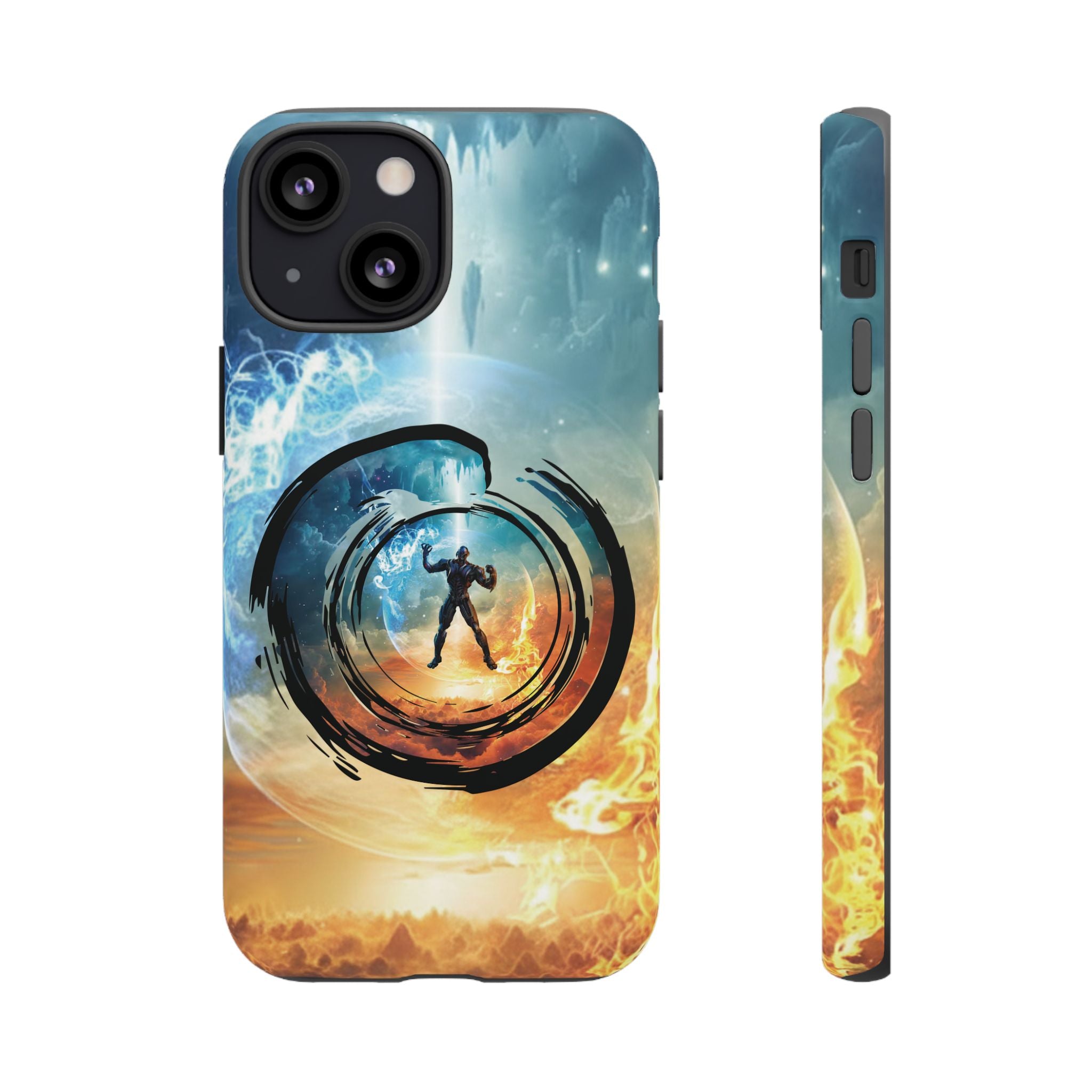 Phone Case — Elemental Warrior Fire & Ice Protective Tough Case - Ultron